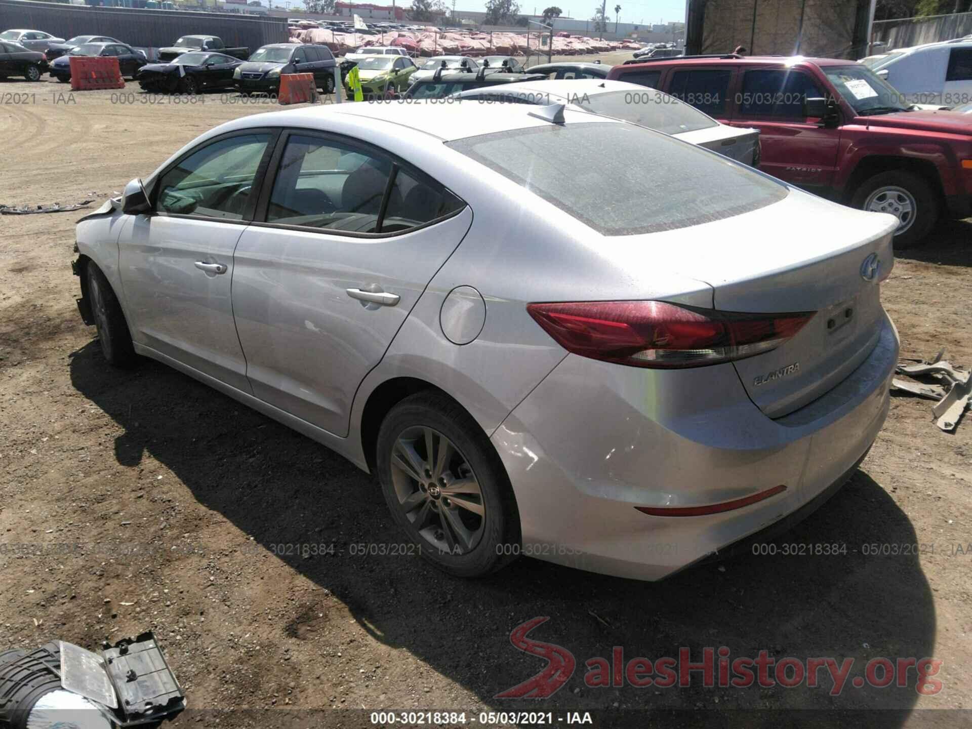 5NPD84LF7JH304416 2018 HYUNDAI ELANTRA