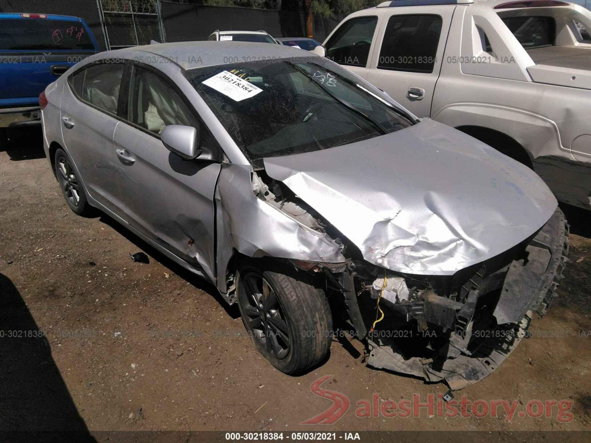 5NPD84LF7JH304416 2018 HYUNDAI ELANTRA