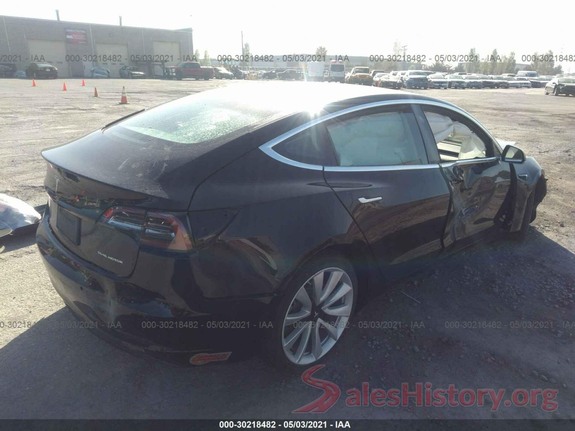 5YJ3E1EB1KF535180 2019 TESLA MODEL 3