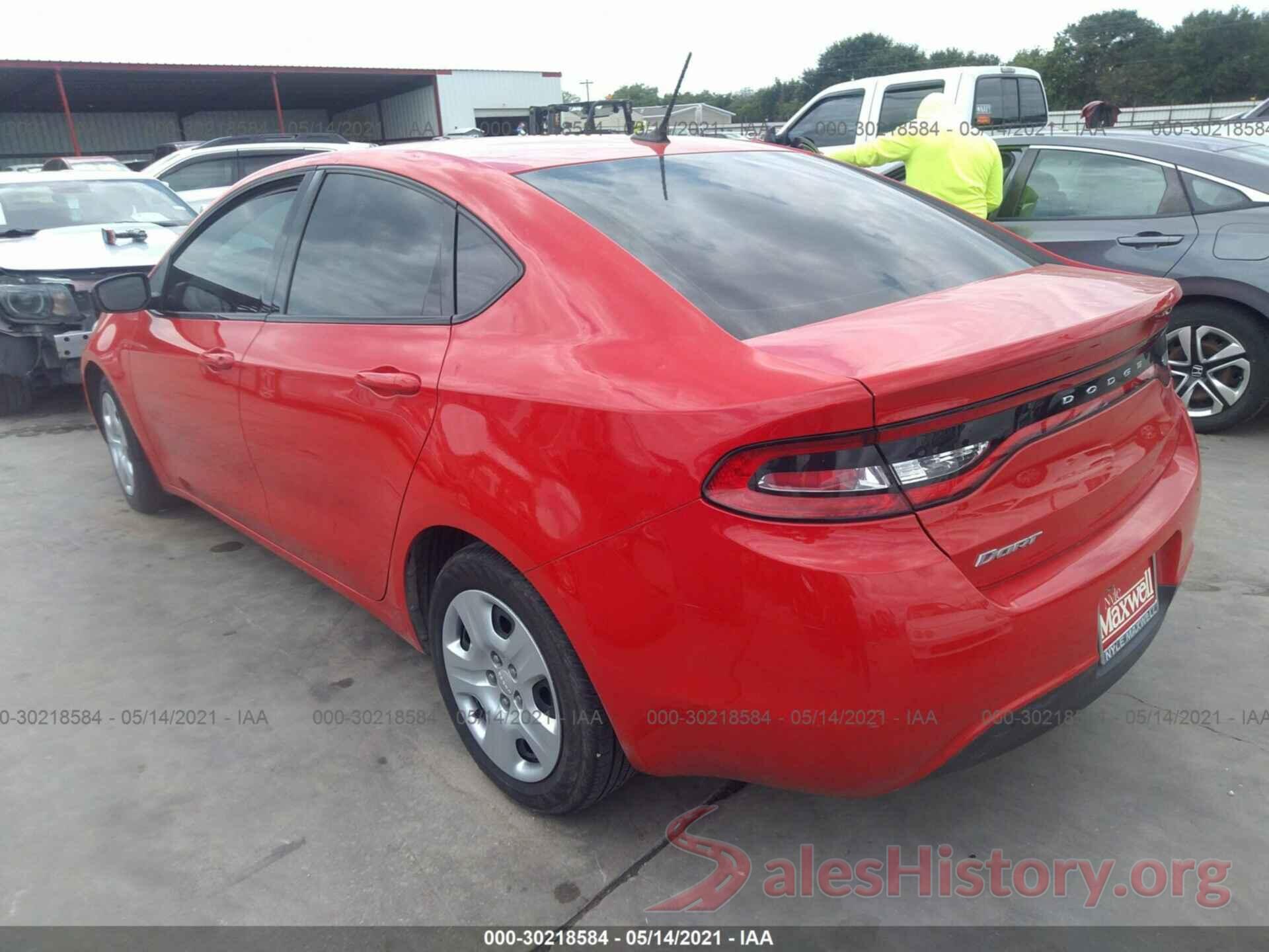 1C3CDFAA0GD750596 2016 DODGE DART