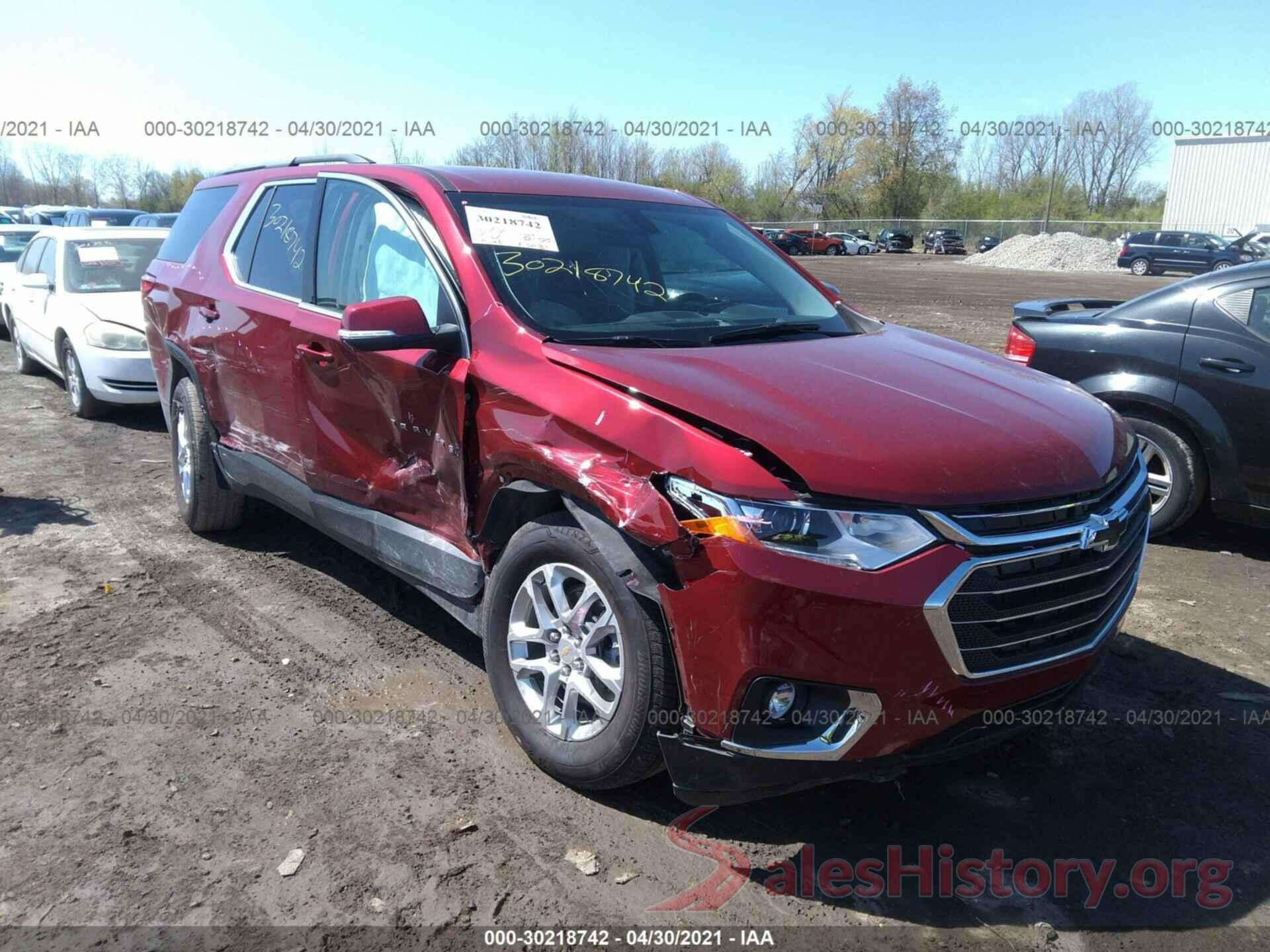 1GNERGKW5MJ160923 2021 CHEVROLET TRAVERSE