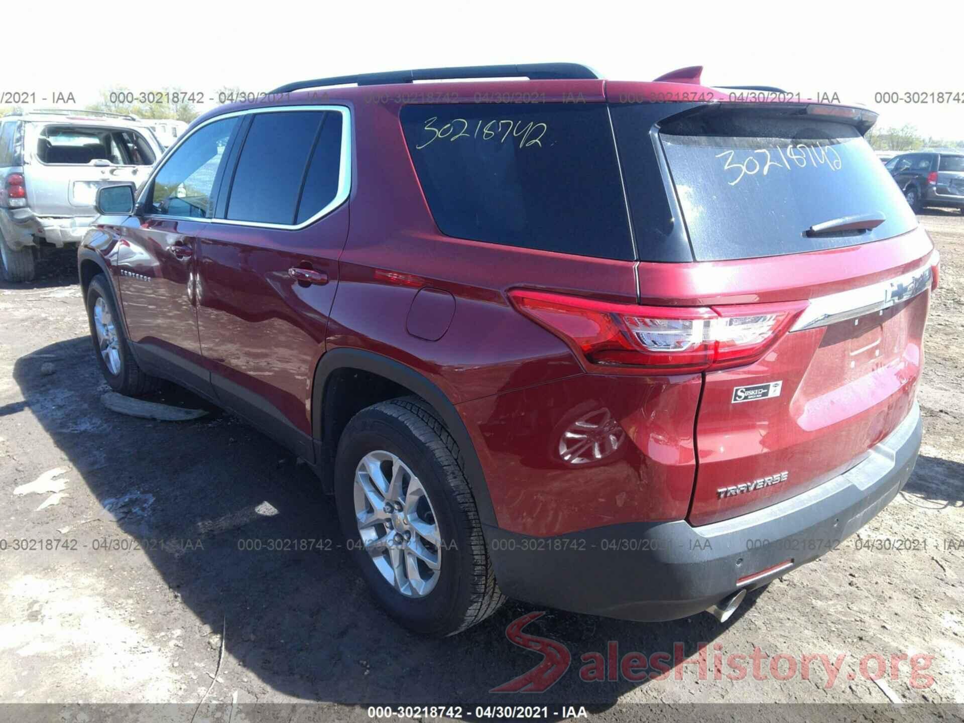 1GNERGKW5MJ160923 2021 CHEVROLET TRAVERSE