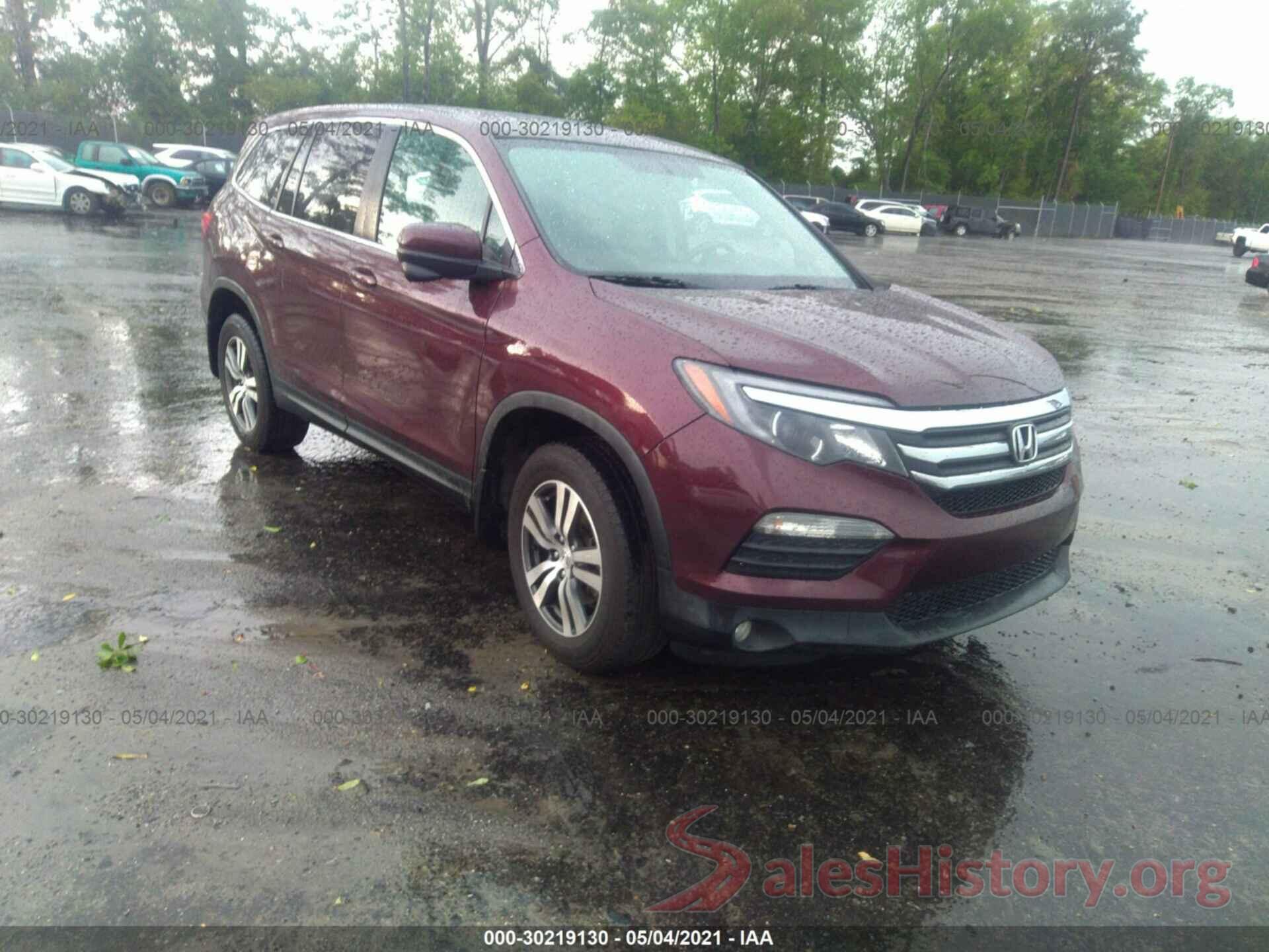 5FNYF5H59GB041804 2016 HONDA PILOT