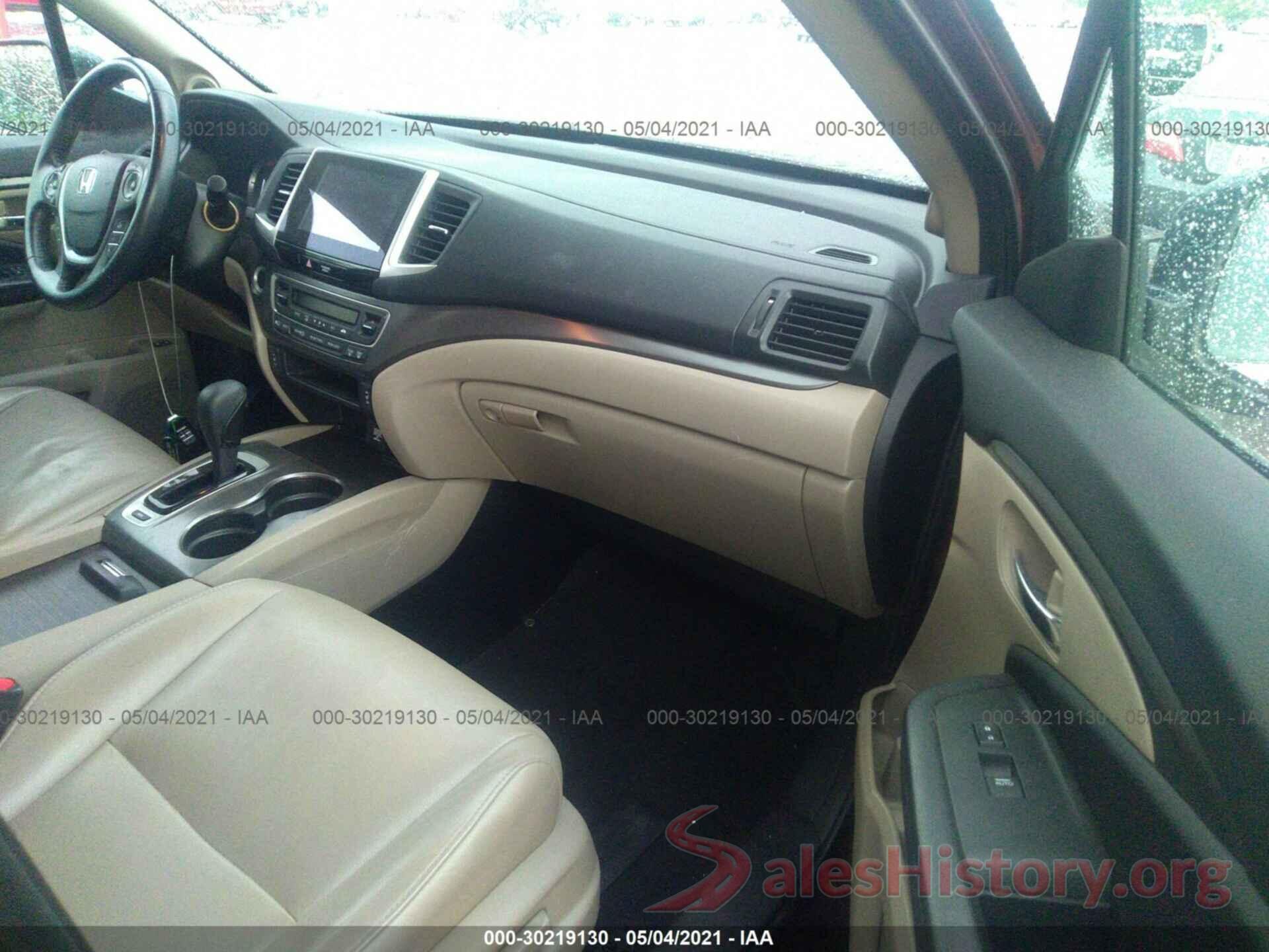 5FNYF5H59GB041804 2016 HONDA PILOT