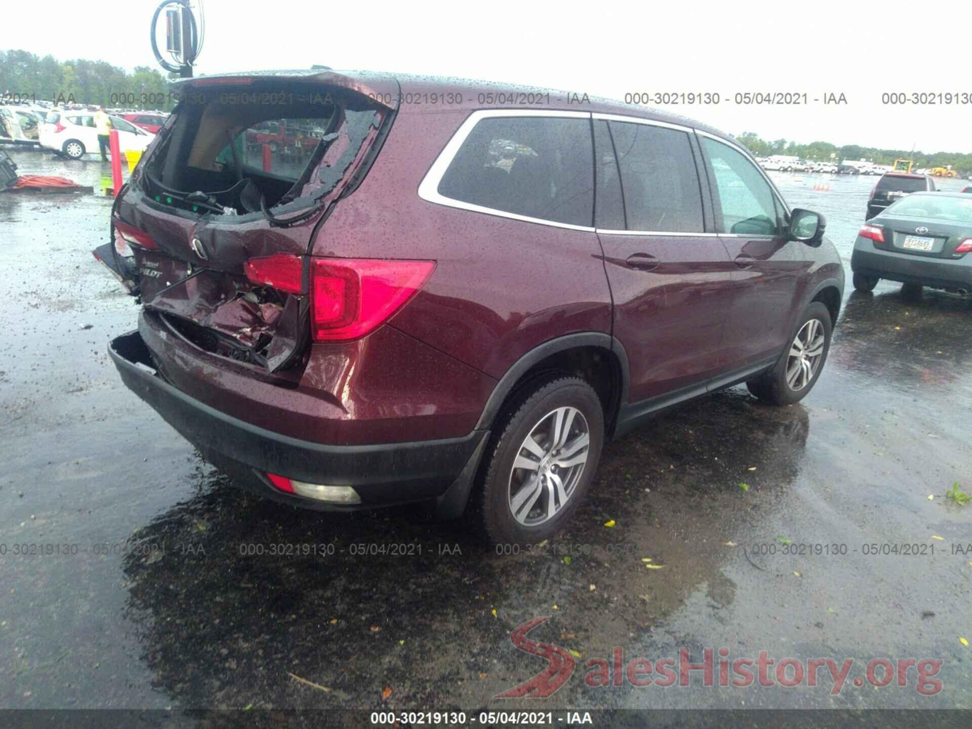 5FNYF5H59GB041804 2016 HONDA PILOT