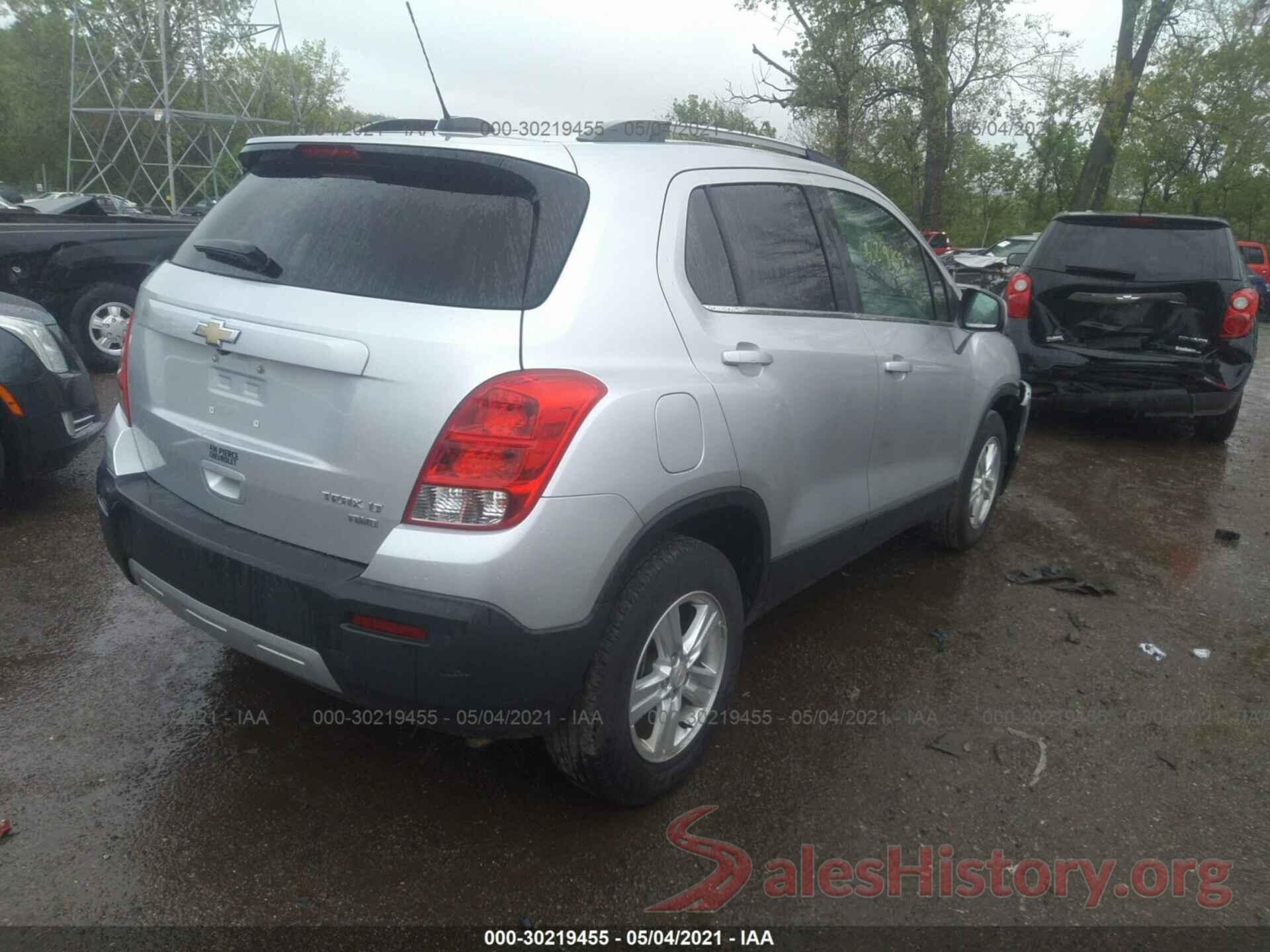 KL7CJPSB8GB559826 2016 CHEVROLET TRAX