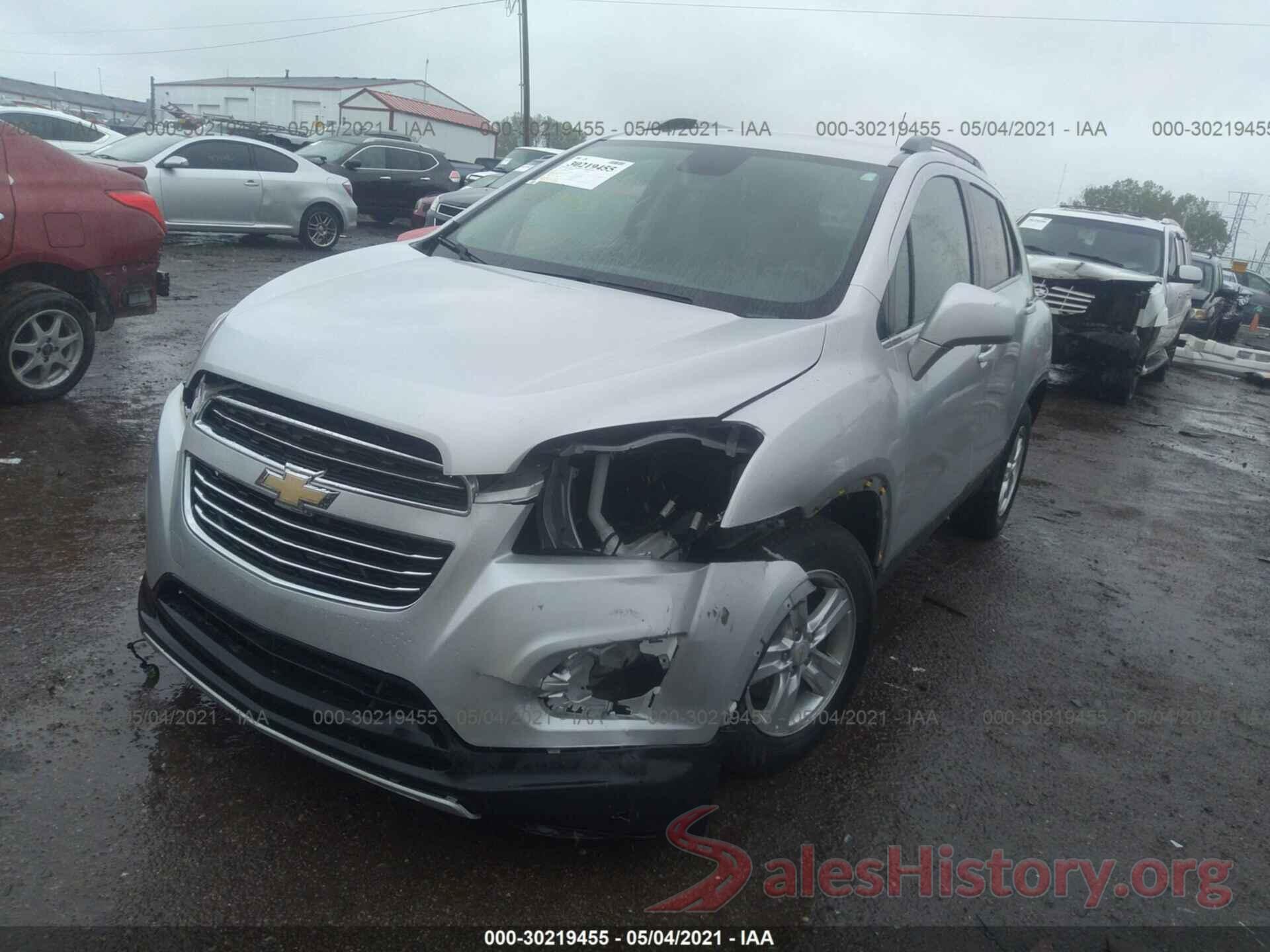 KL7CJPSB8GB559826 2016 CHEVROLET TRAX