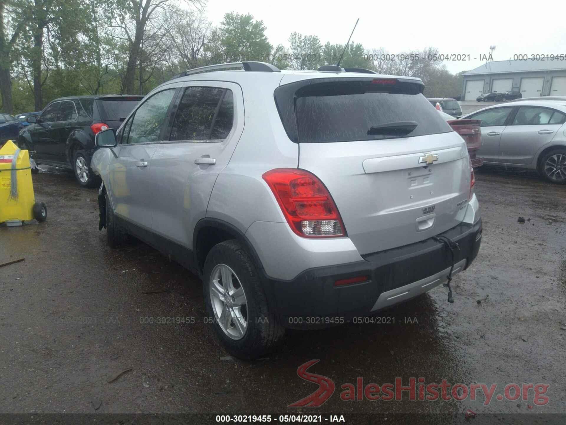 KL7CJPSB8GB559826 2016 CHEVROLET TRAX