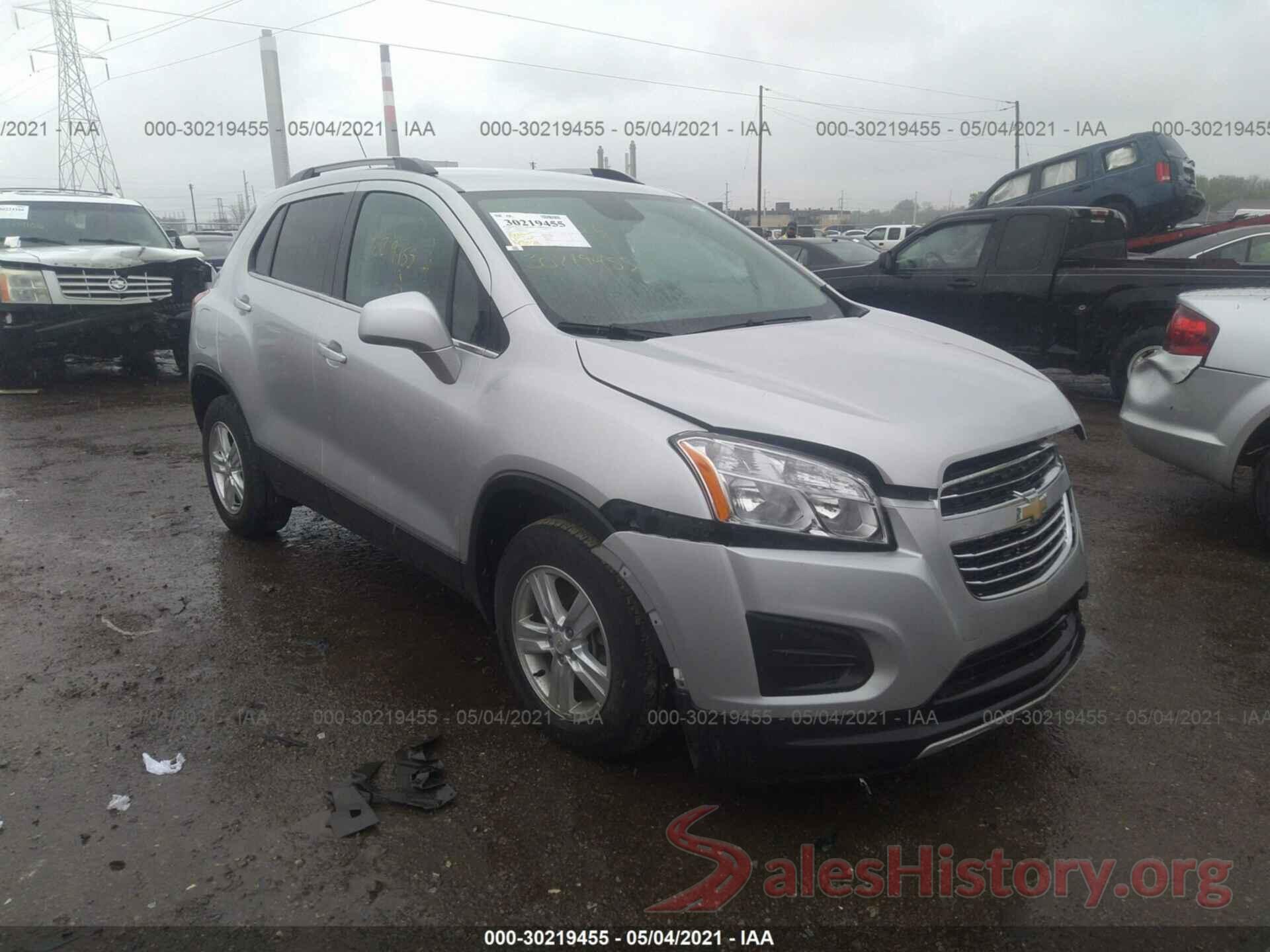 KL7CJPSB8GB559826 2016 CHEVROLET TRAX