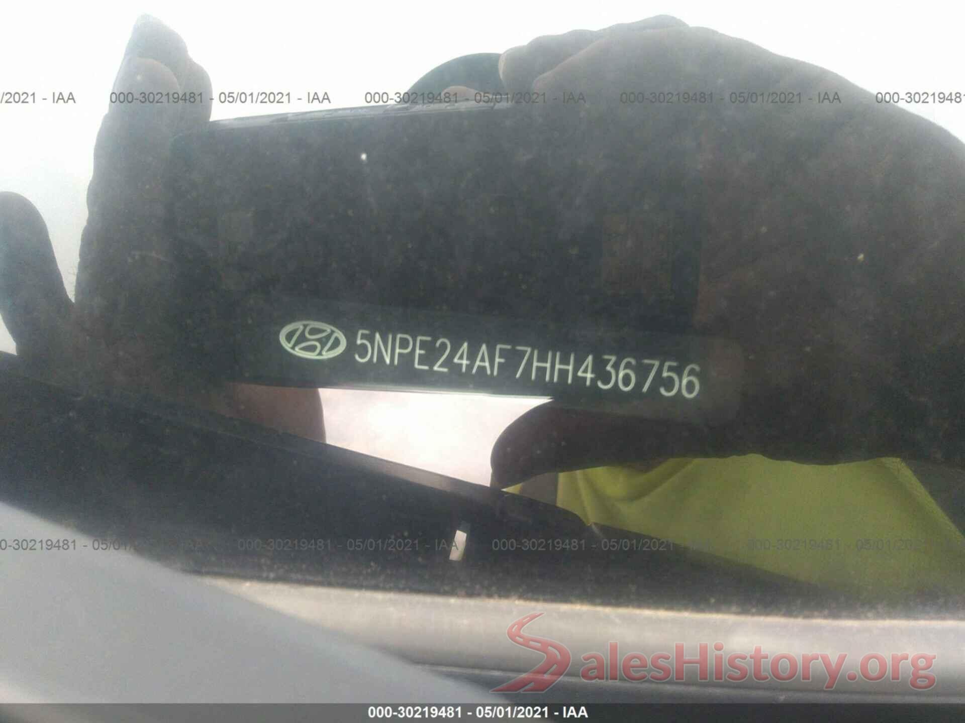 5NPE24AF7HH436756 2017 HYUNDAI SONATA