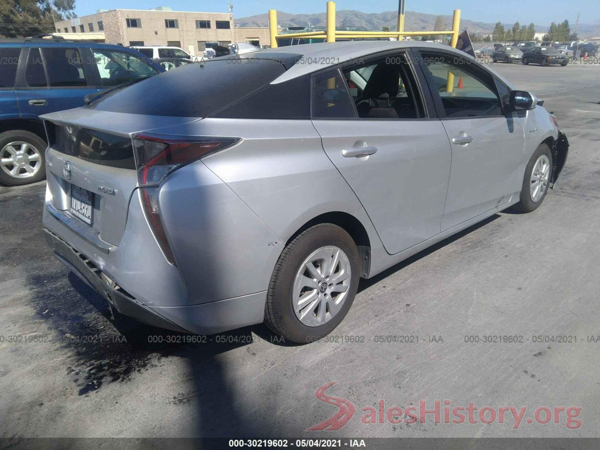 JTDKBRFU4G3012470 2016 TOYOTA PRIUS