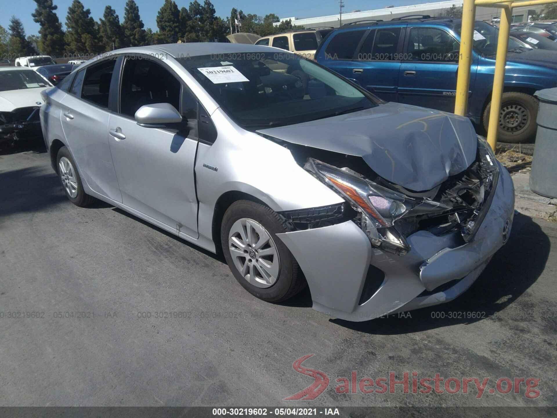 JTDKBRFU4G3012470 2016 TOYOTA PRIUS