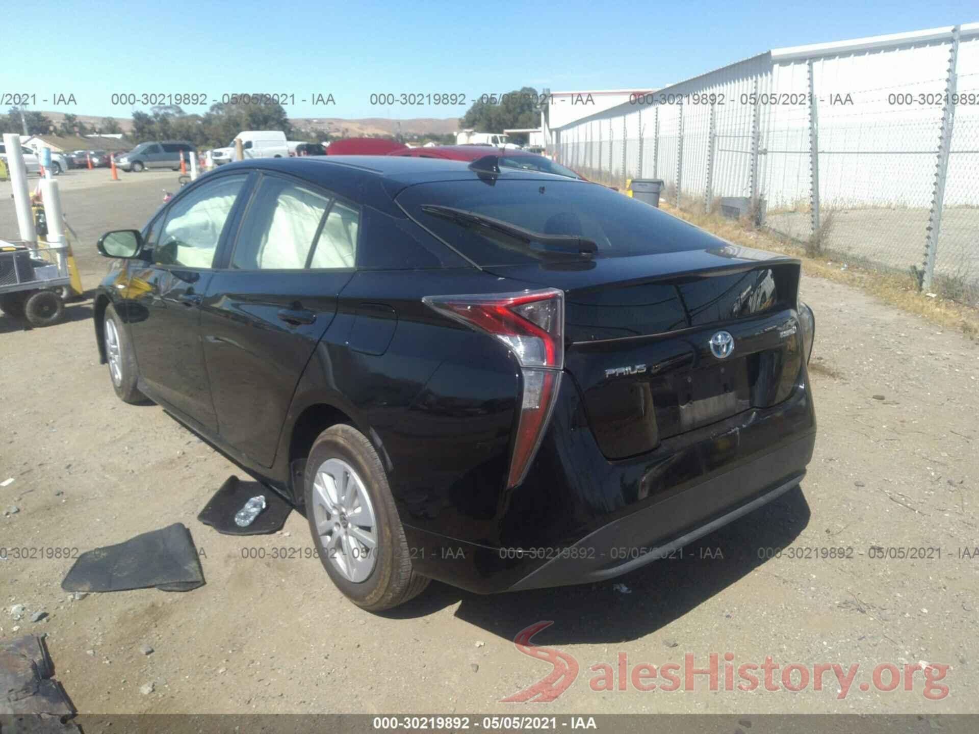 JTDKBRFU1G3011552 2016 TOYOTA PRIUS