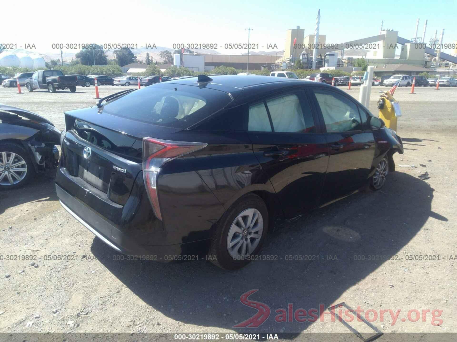 JTDKBRFU1G3011552 2016 TOYOTA PRIUS