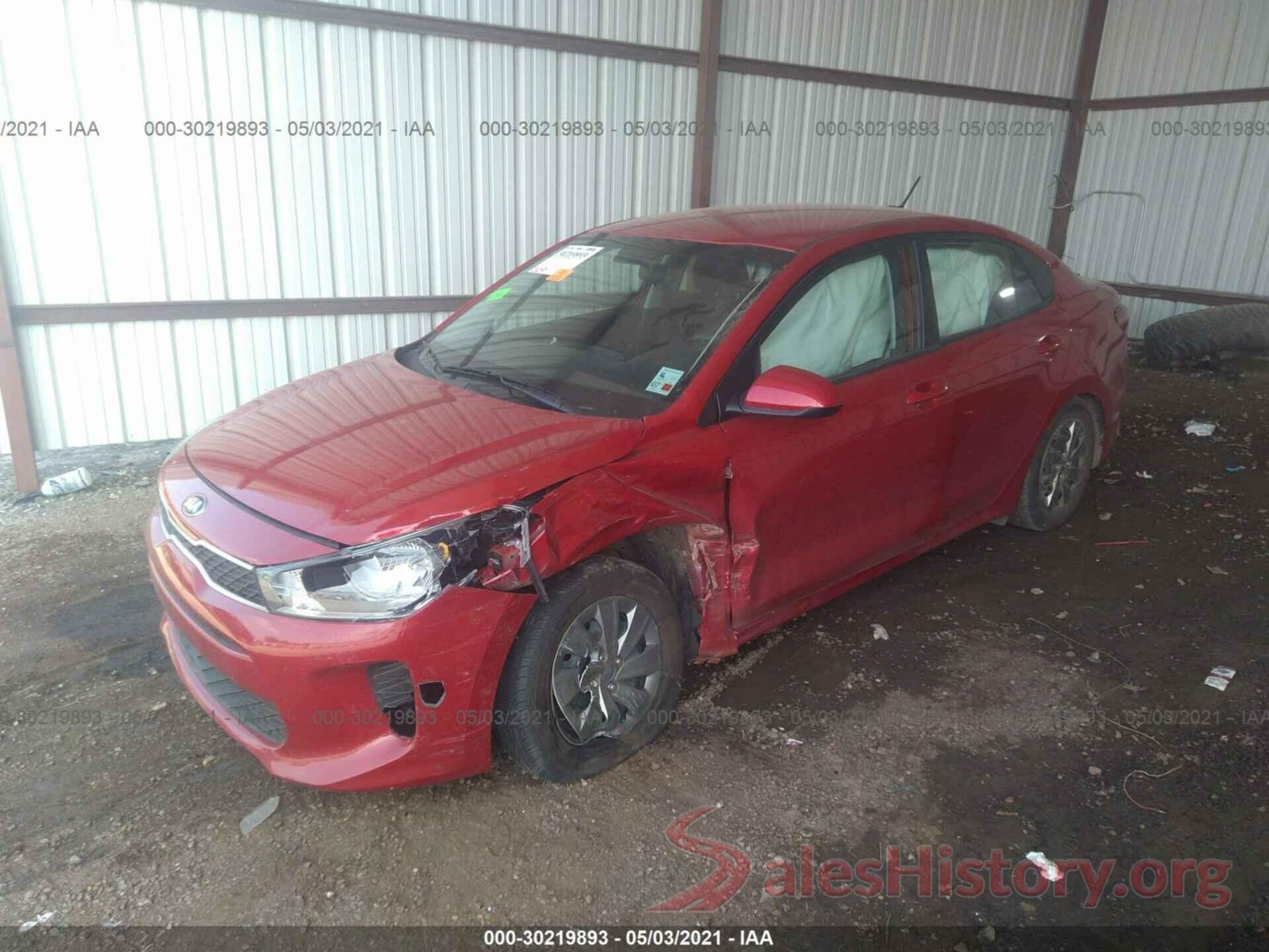 3KPA24ADXLE333227 2020 KIA RIO