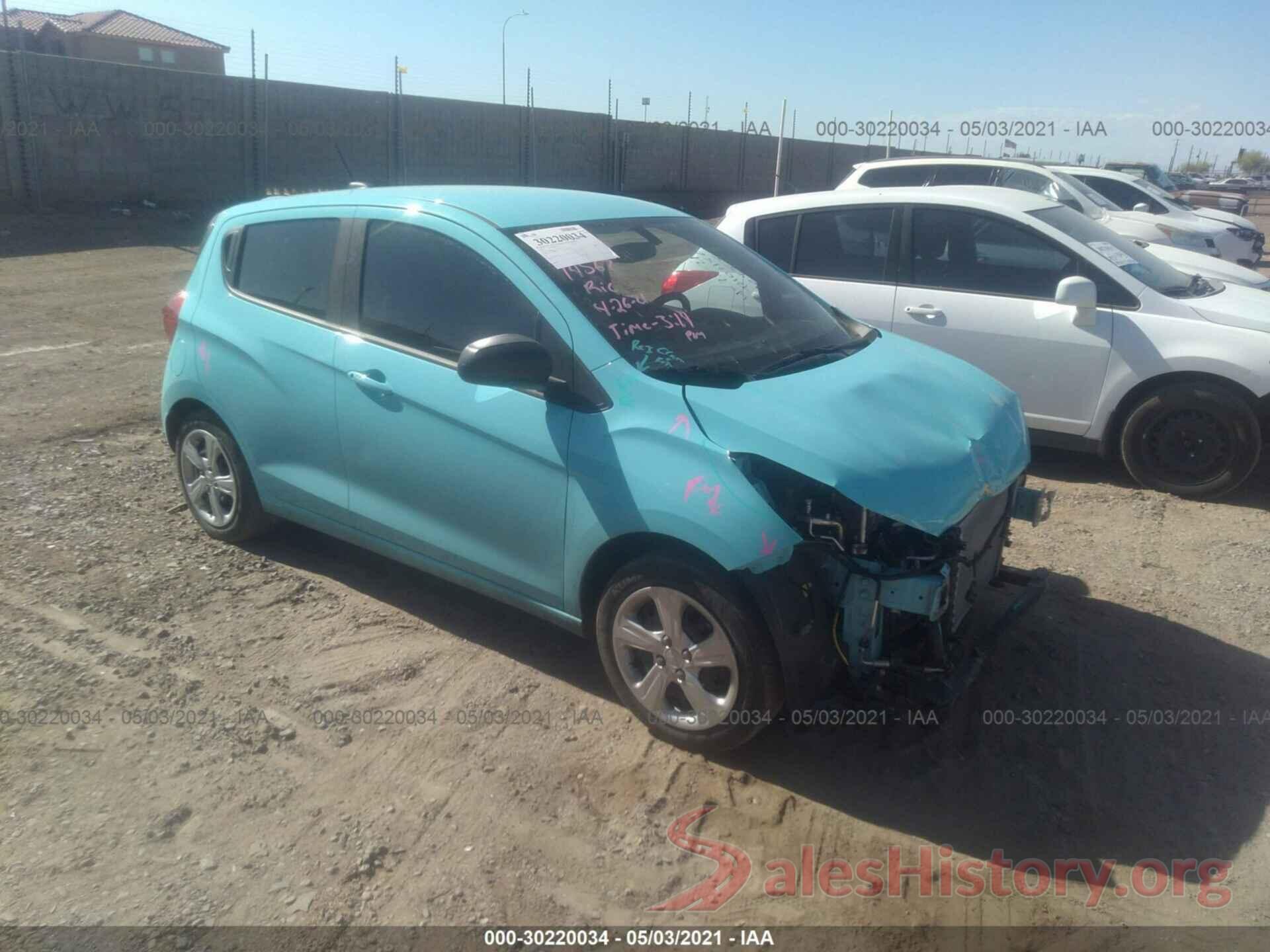 KL8CB6SA8MC710955 2021 CHEVROLET SPARK