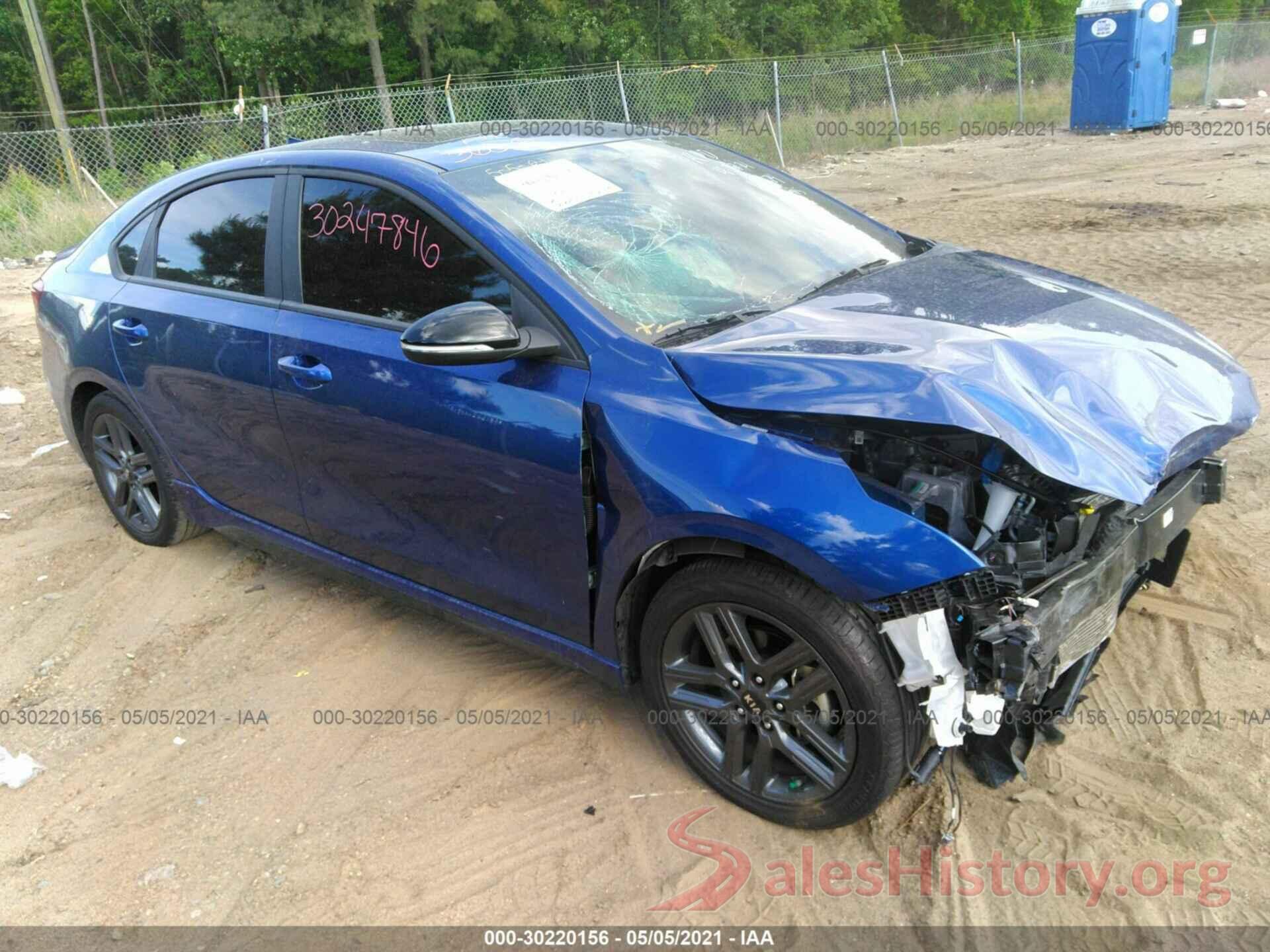 3KPF34AD7LE235632 2020 KIA FORTE