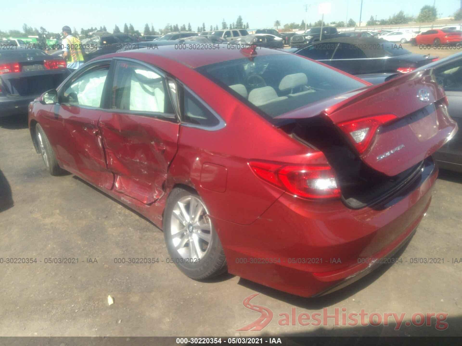 5NPE24AF3GH393015 2016 HYUNDAI SONATA