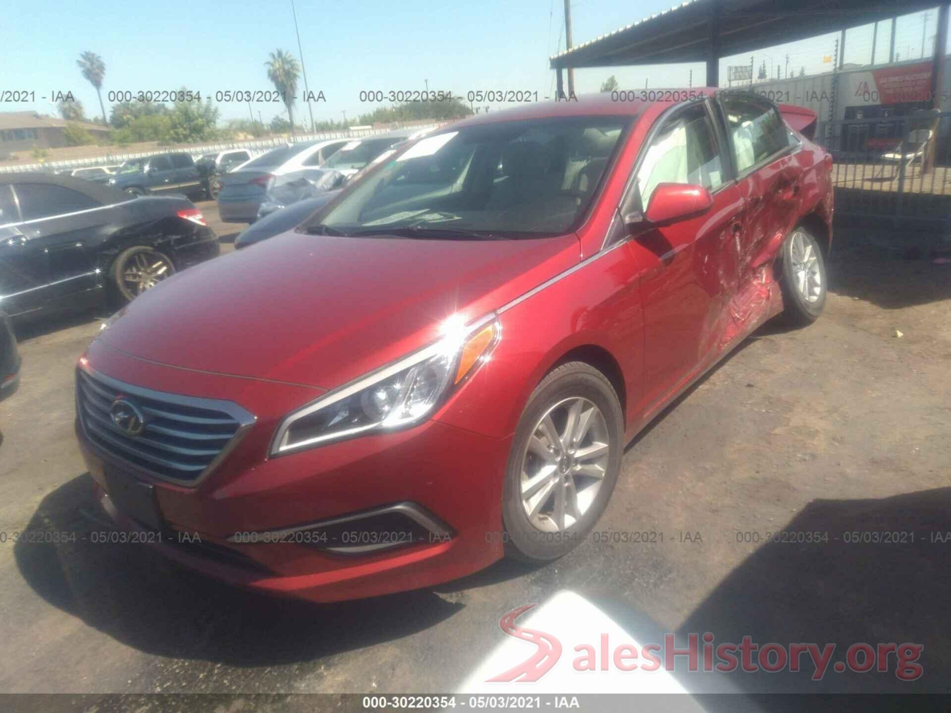 5NPE24AF3GH393015 2016 HYUNDAI SONATA