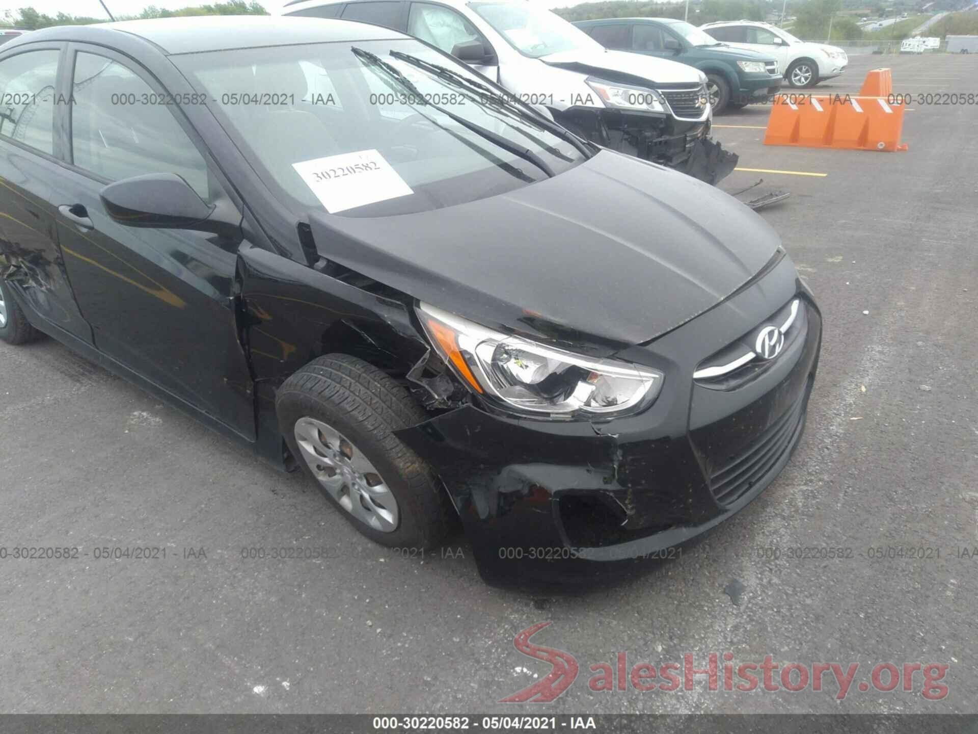 KMHCT4AE1GU156567 2016 HYUNDAI ACCENT