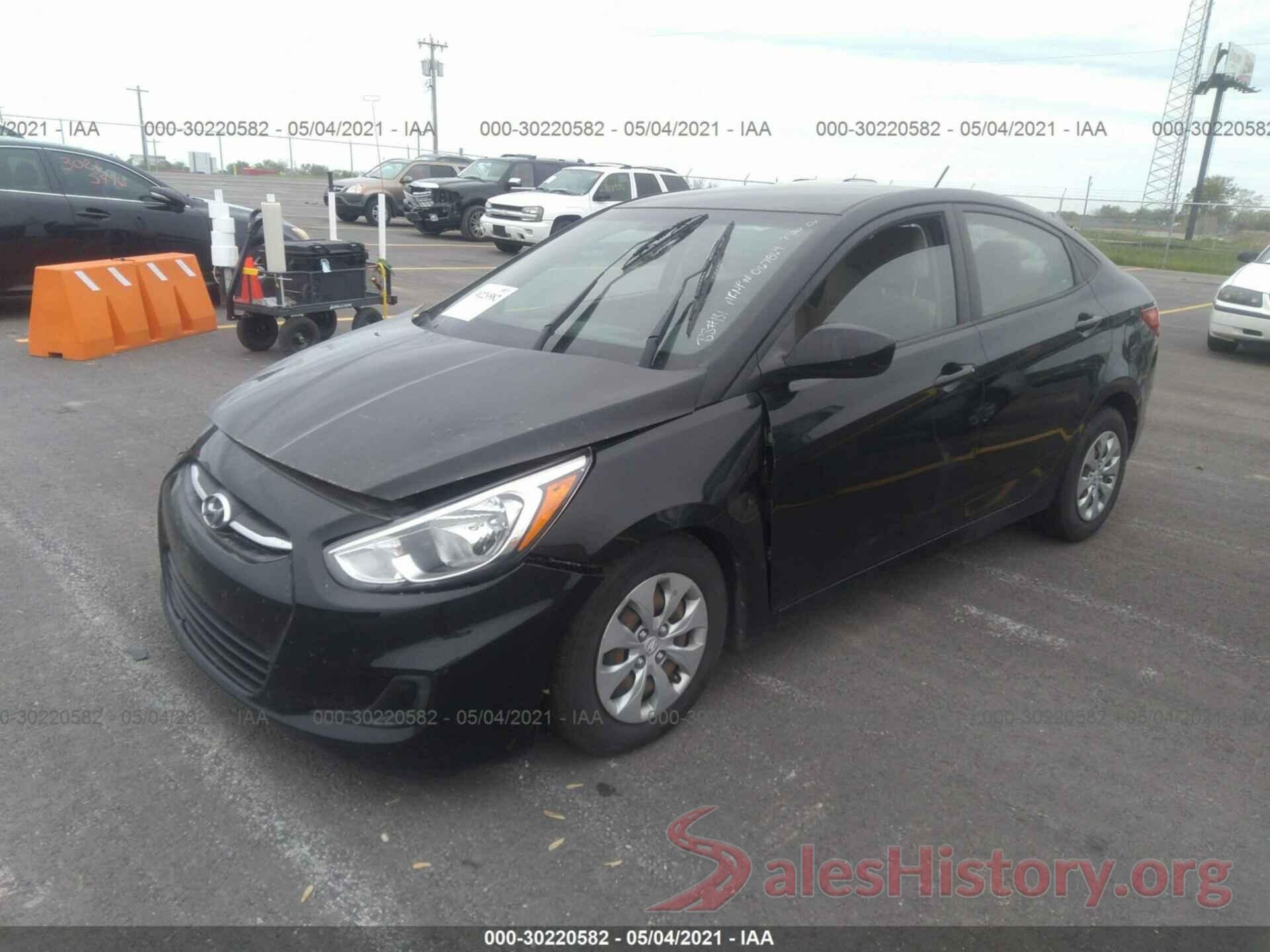 KMHCT4AE1GU156567 2016 HYUNDAI ACCENT