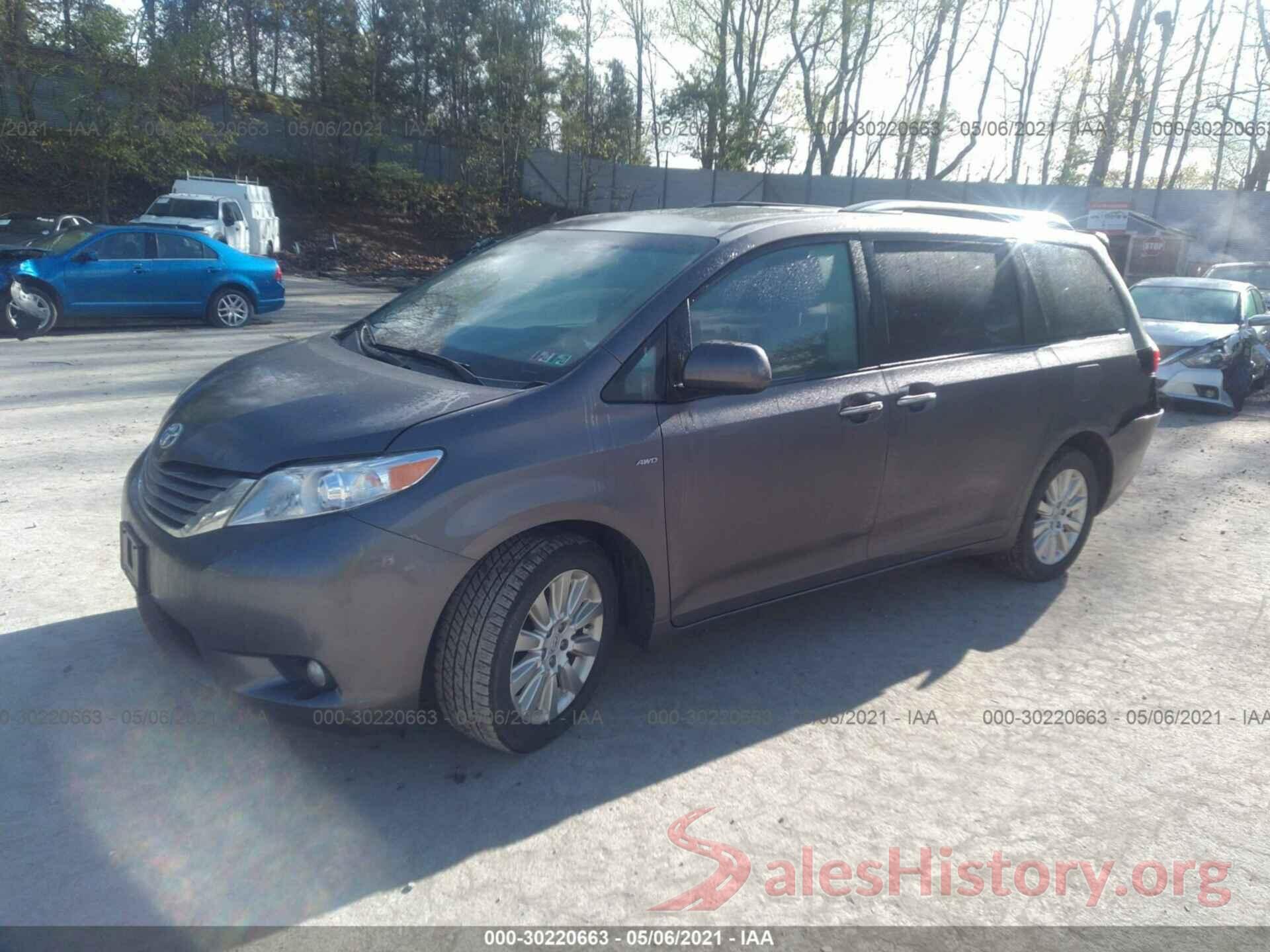 5TDDK3DC6GS141535 2016 TOYOTA SIENNA