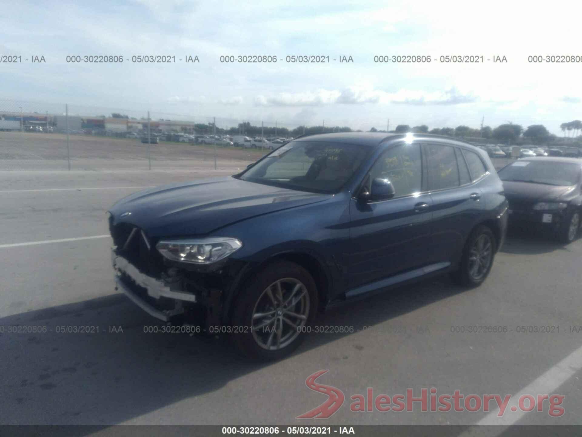 5UXTR7C51KLR50998 2019 BMW X3