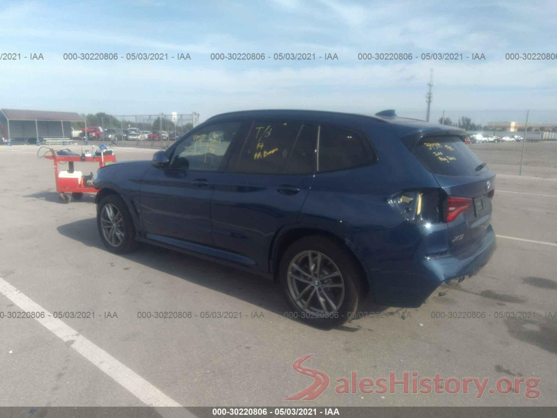 5UXTR7C51KLR50998 2019 BMW X3