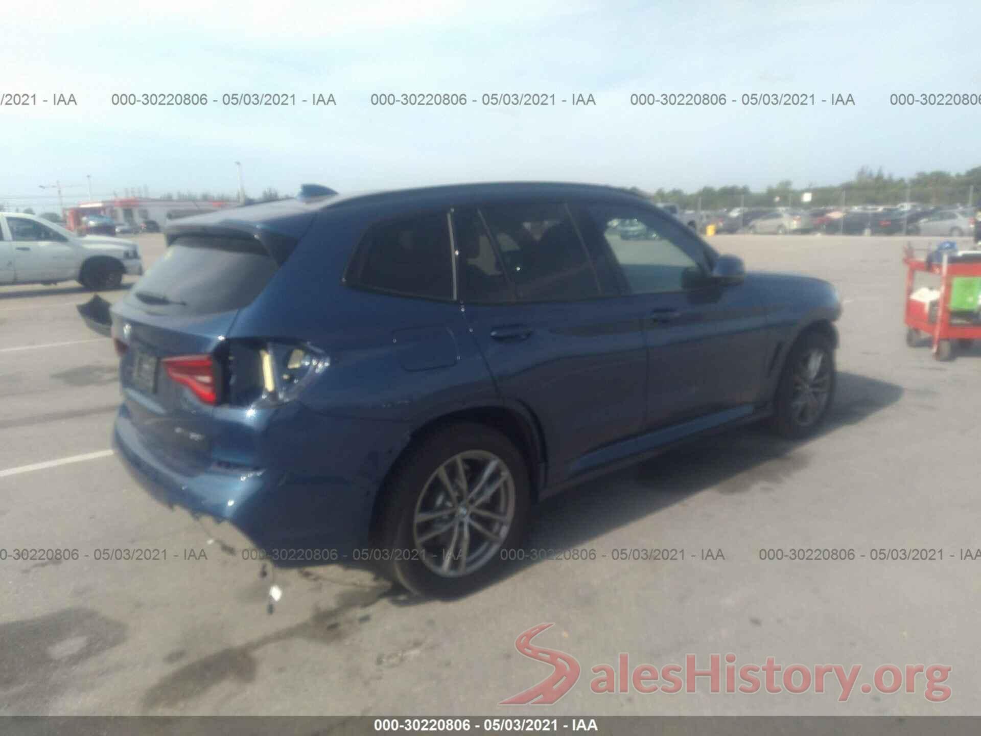 5UXTR7C51KLR50998 2019 BMW X3