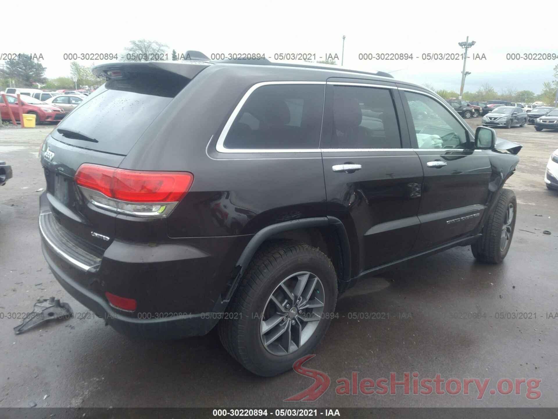 1C4RJFBG8HC659150 2017 JEEP GRAND CHEROKEE