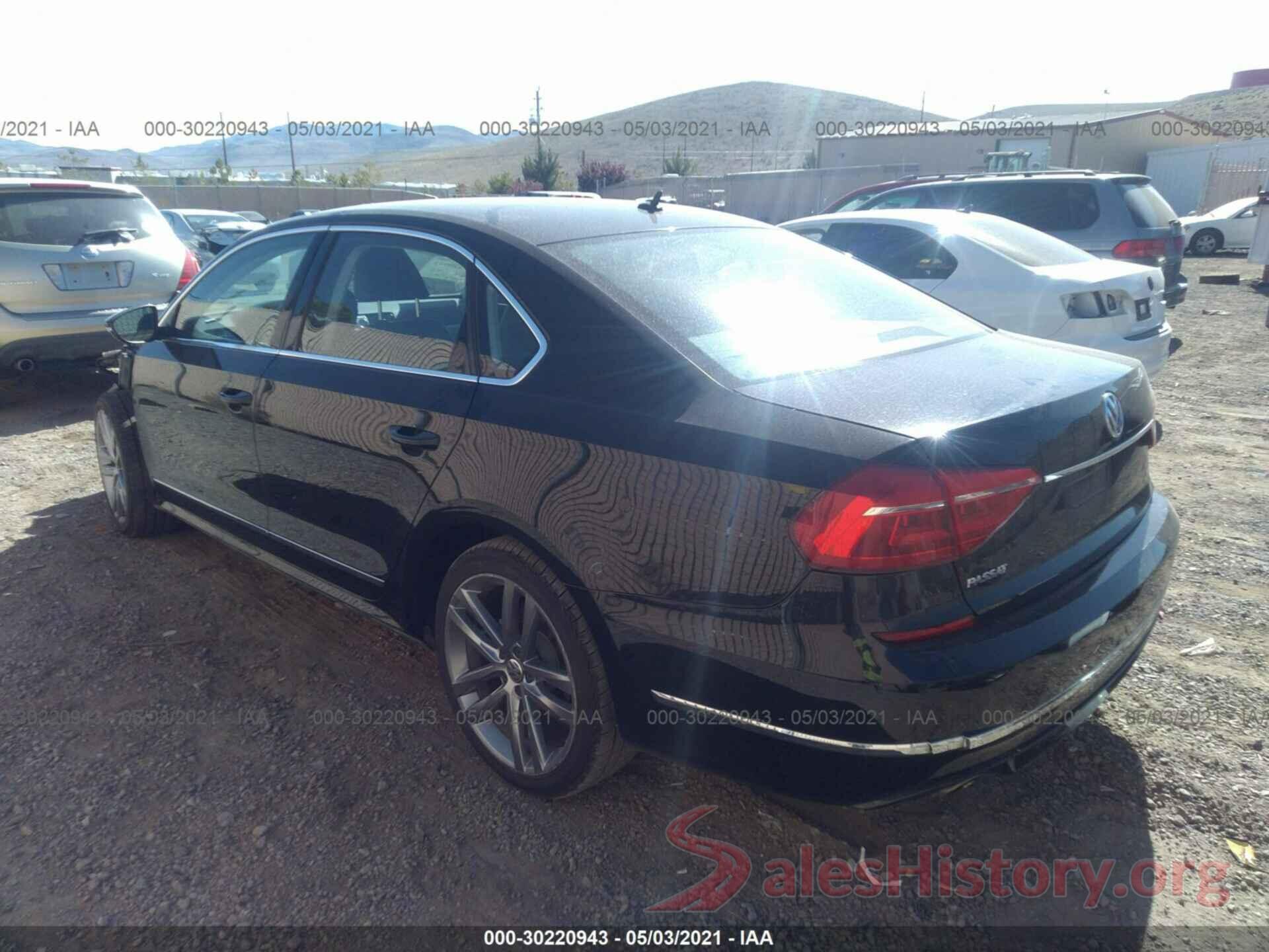 1VWAT7A34GC052704 2016 VOLKSWAGEN PASSAT