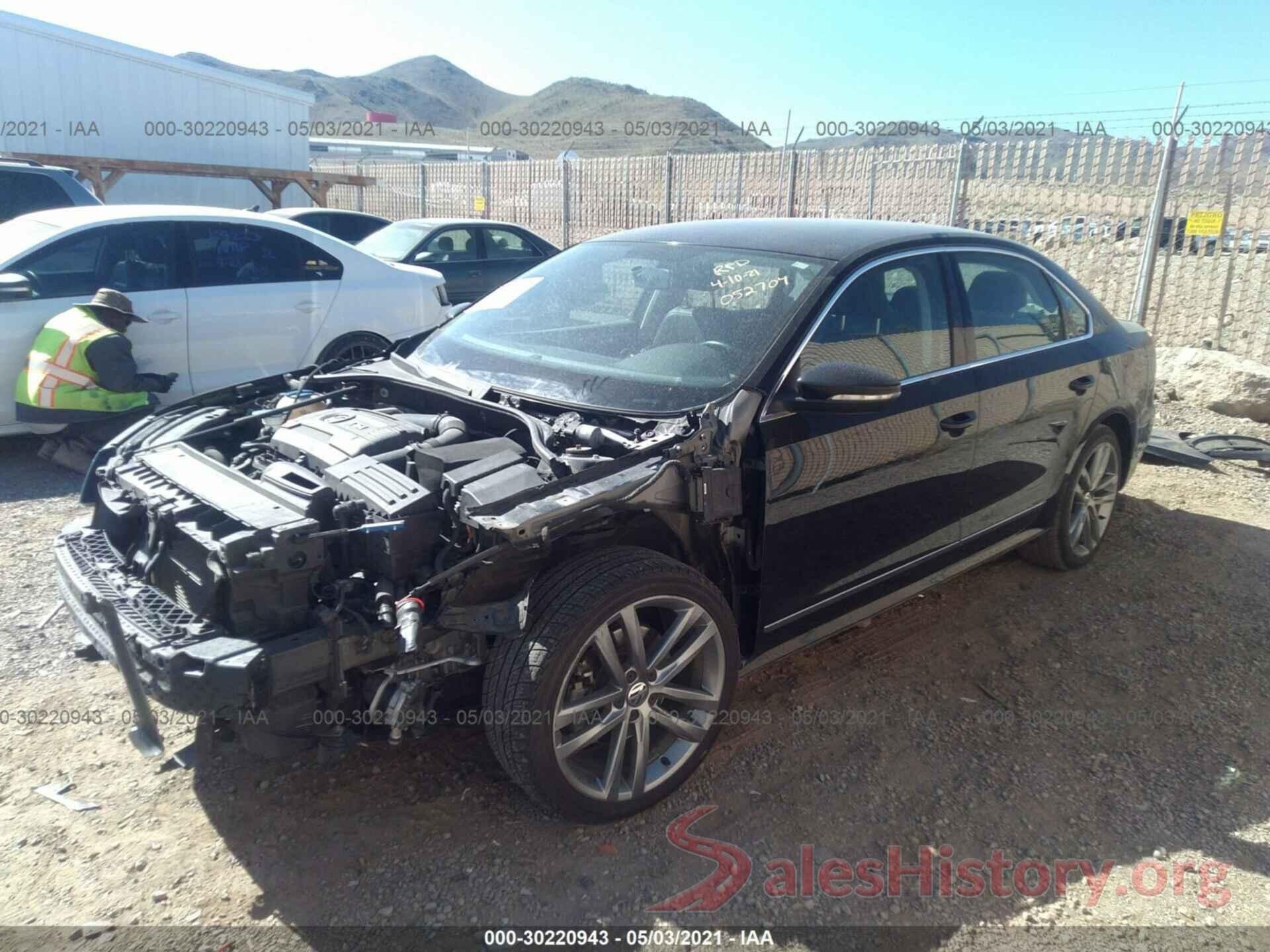 1VWAT7A34GC052704 2016 VOLKSWAGEN PASSAT