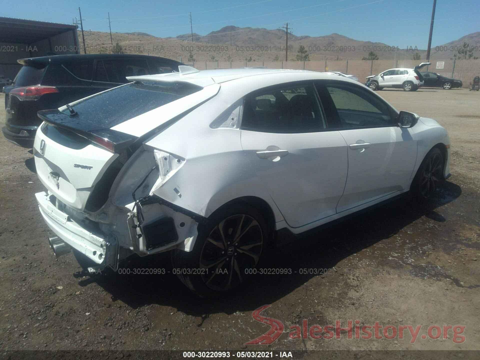 SHHFK7H4XHU423913 2017 HONDA CIVIC HATCHBACK