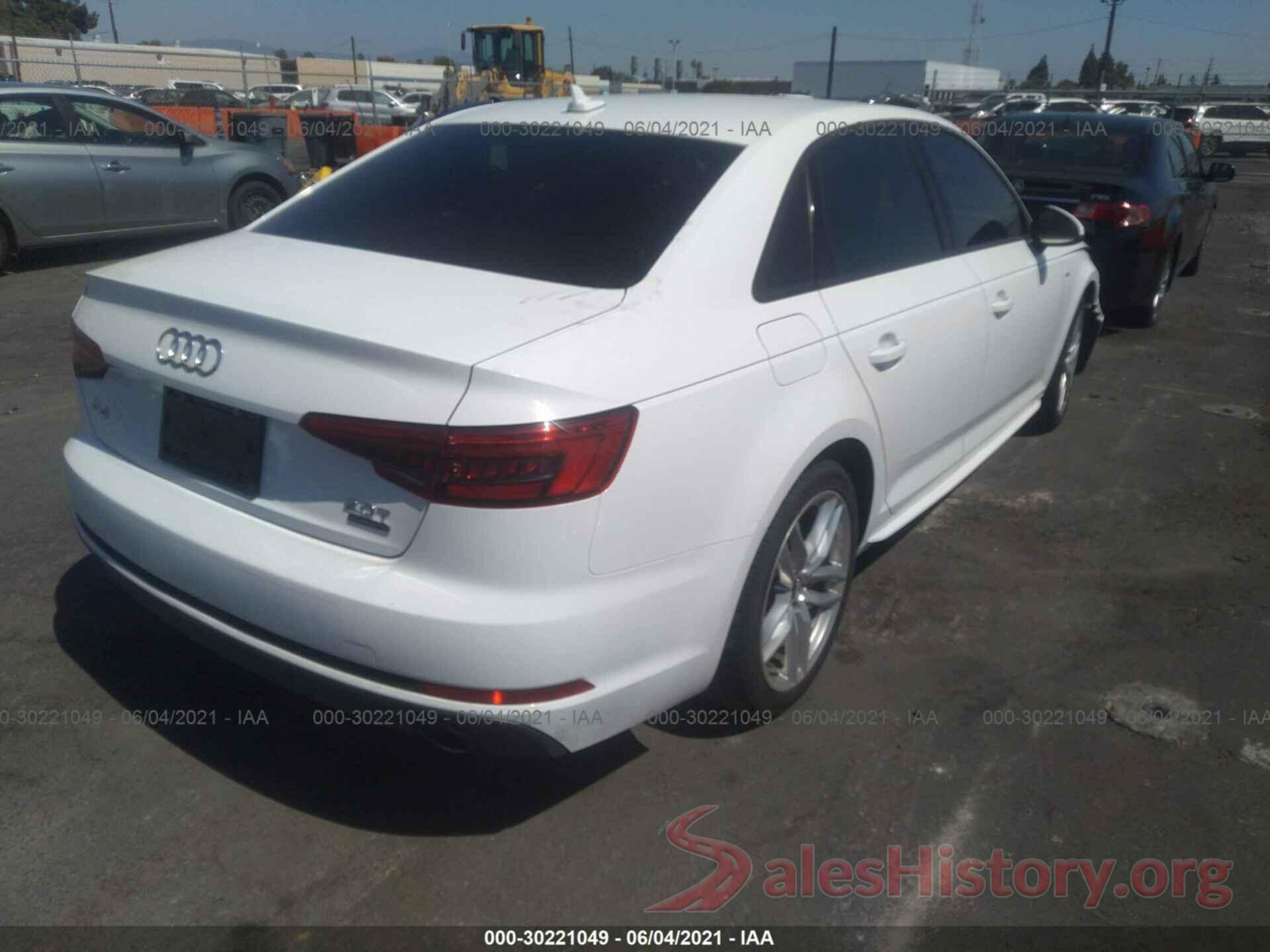 WAUDNAF48HN043452 2017 AUDI A4