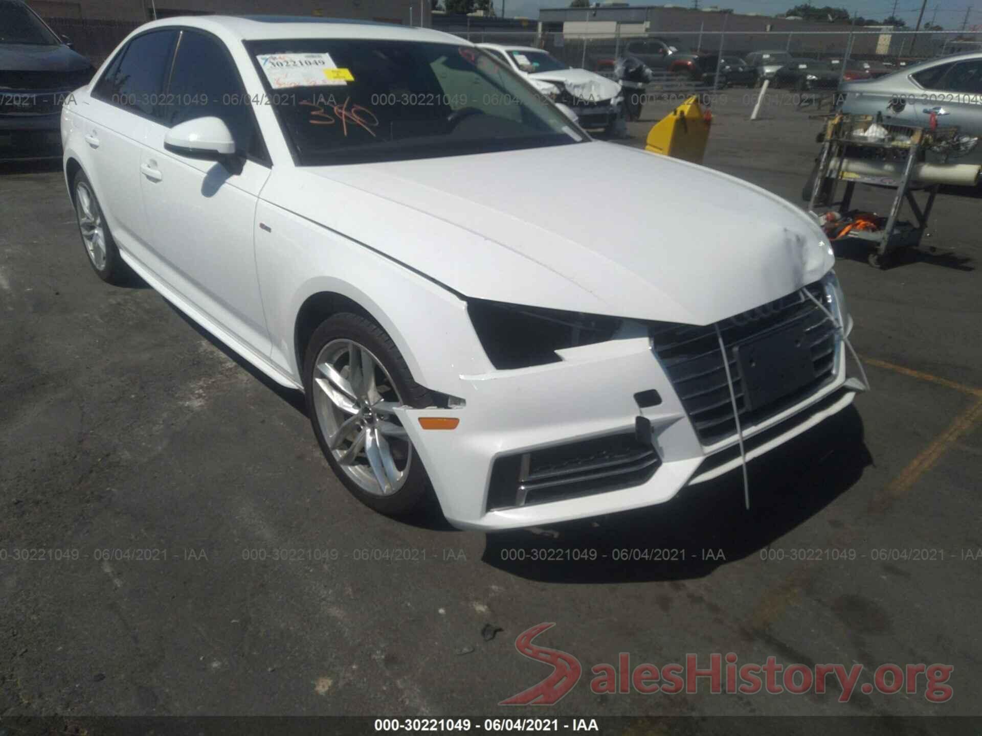 WAUDNAF48HN043452 2017 AUDI A4