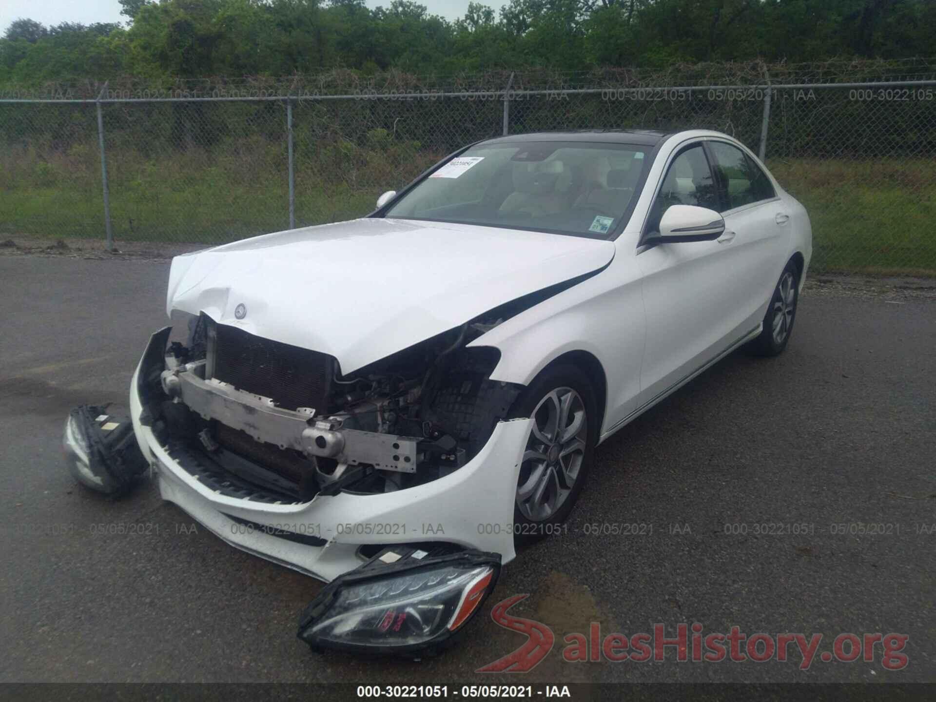 55SWF4JB5GU132682 2016 MERCEDES-BENZ C-CLASS