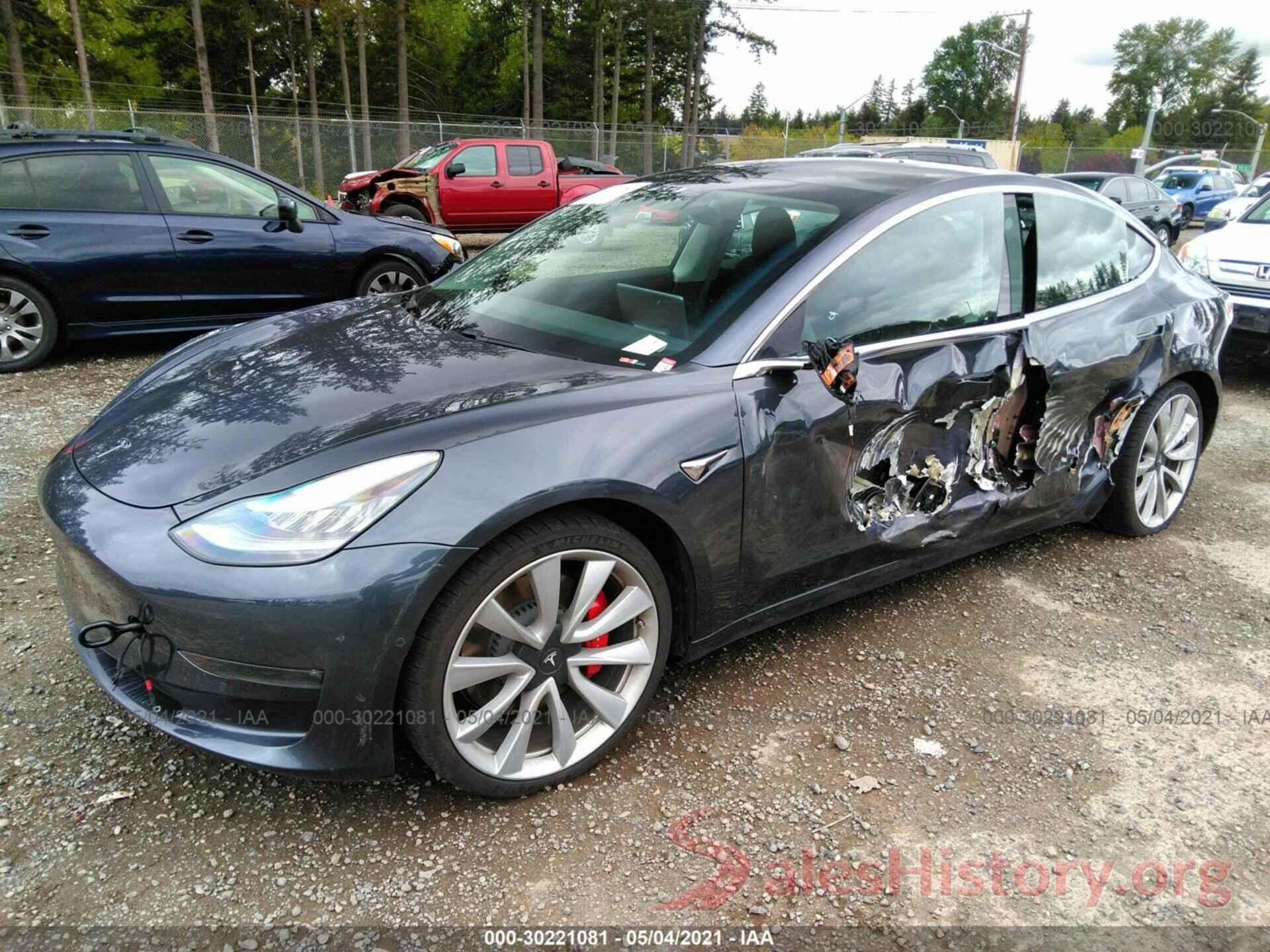 5YJ3E1EB7KF530498 2019 TESLA MODEL 3