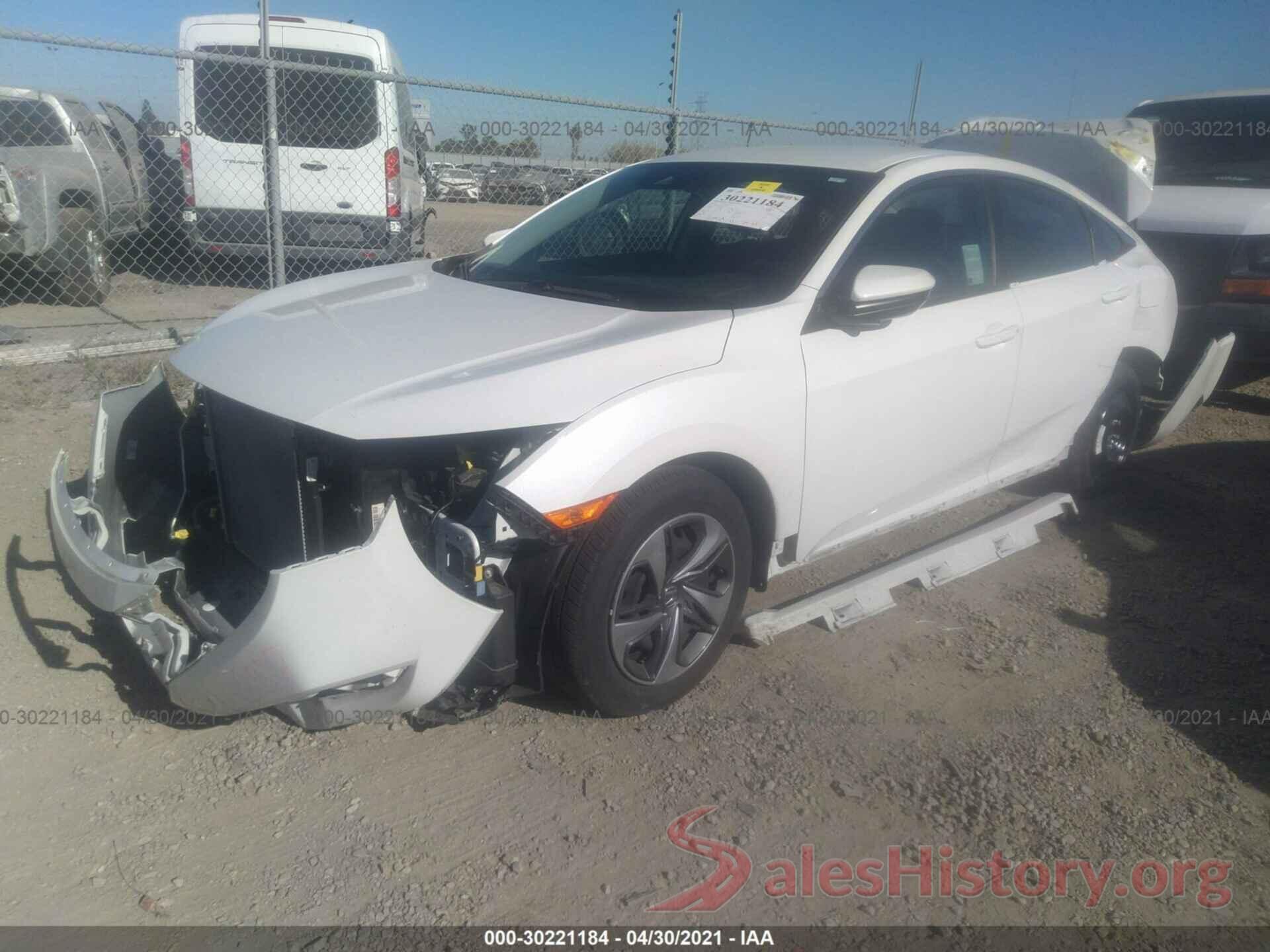 2HGFC2F61KH568637 2019 HONDA CIVIC SEDAN