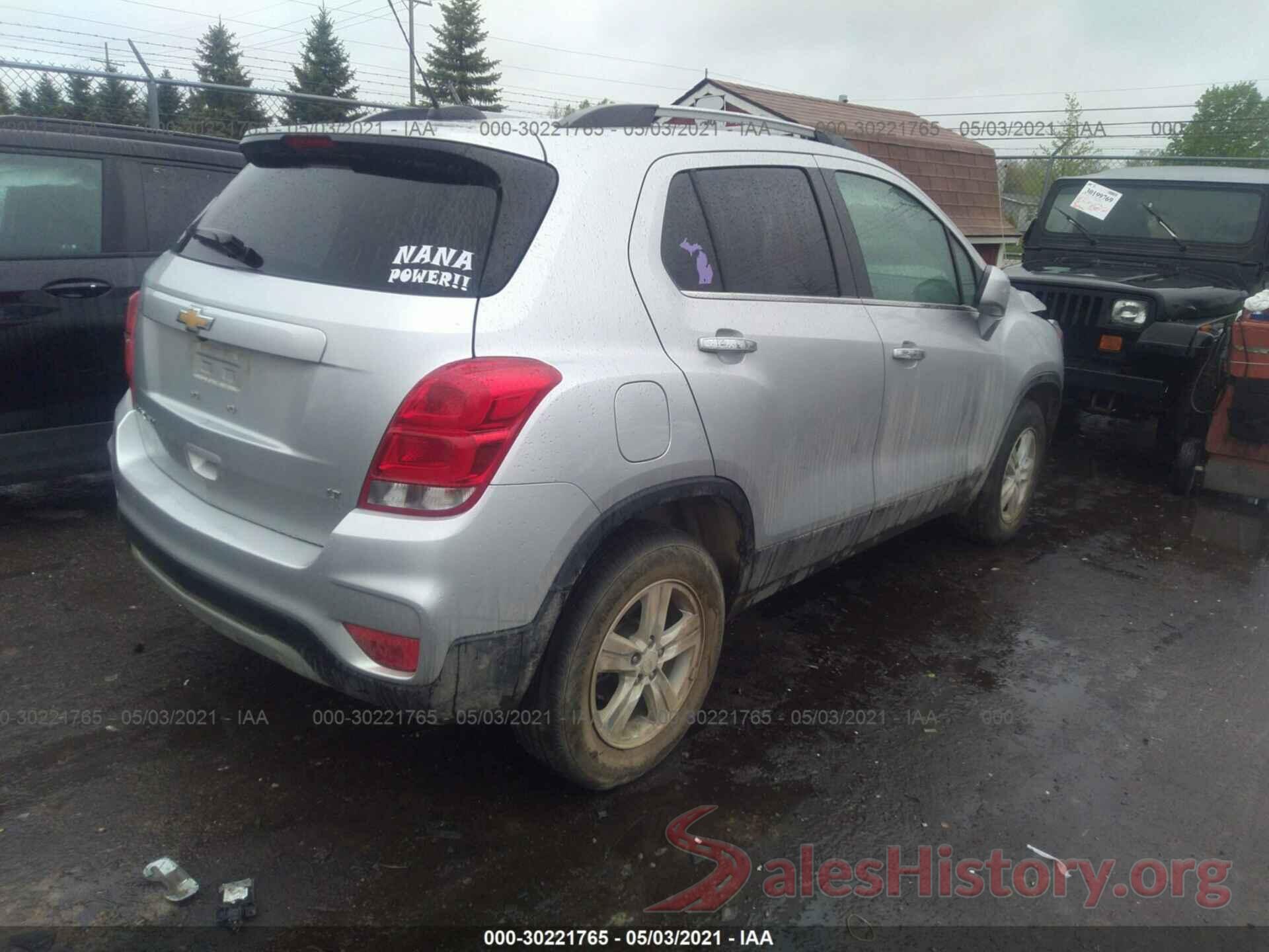 KL7CJPSB8JB707674 2018 CHEVROLET TRAX