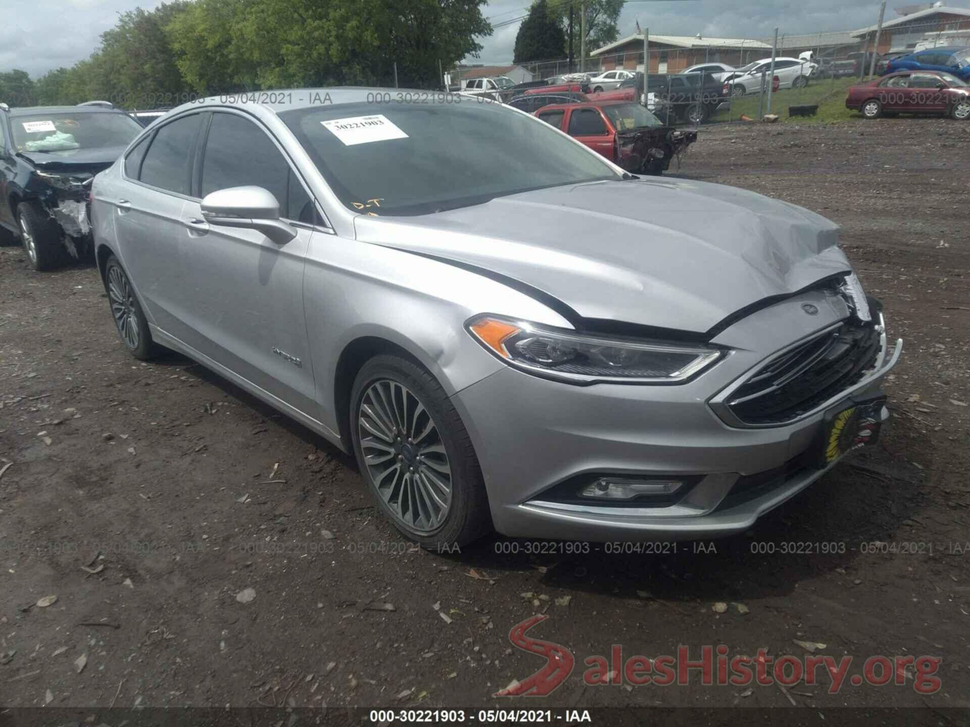 3FA6P0RU3JR120393 2018 FORD FUSION HYBRID