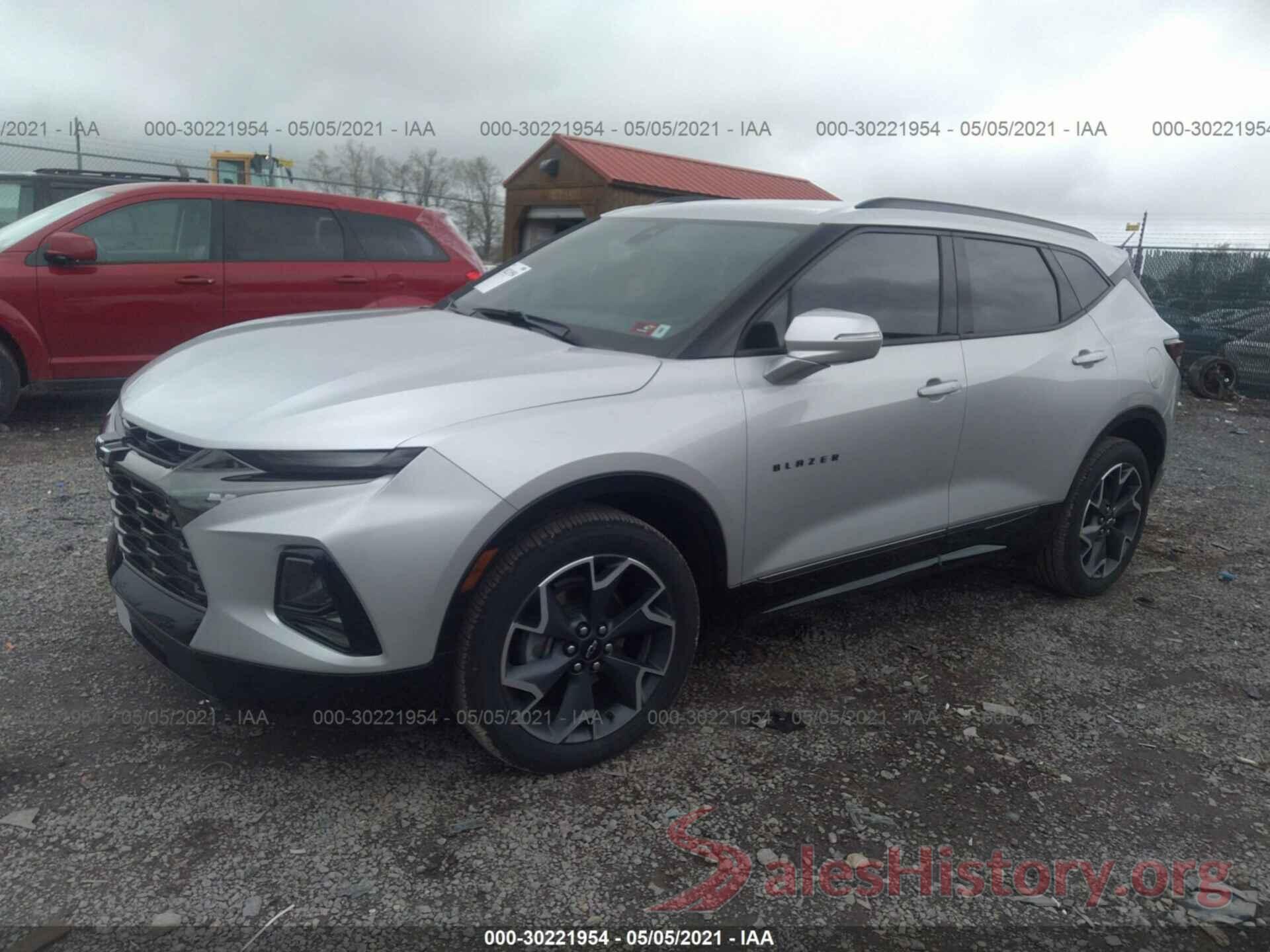 3GNKBJRS4KS689508 2019 CHEVROLET BLAZER