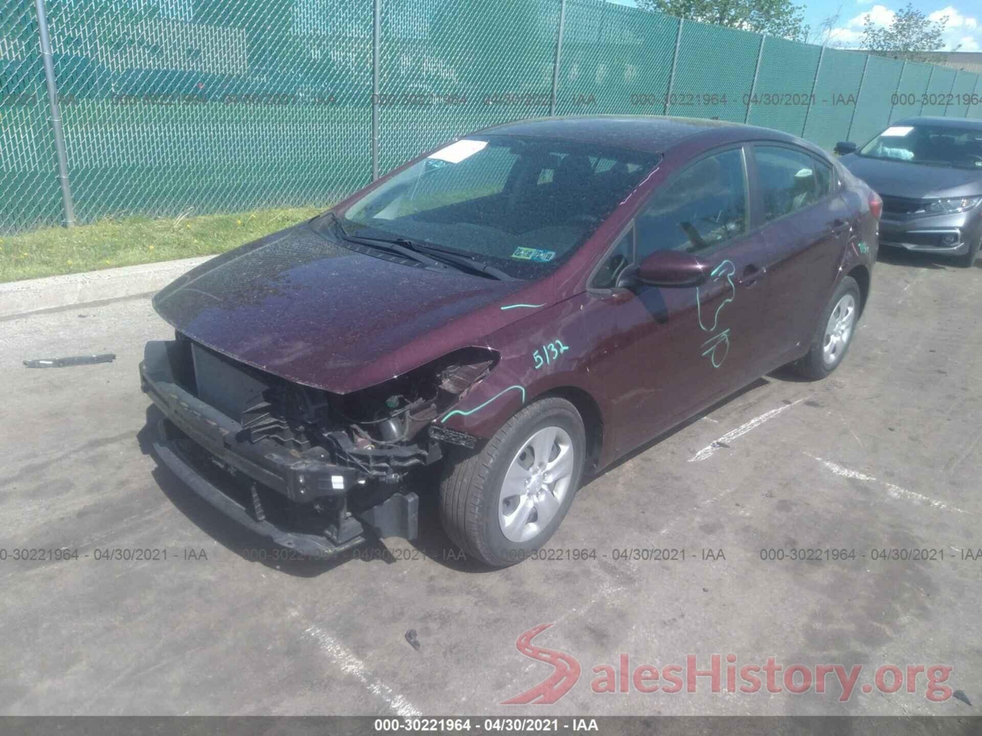 3KPFK4A71JE170318 2018 KIA FORTE