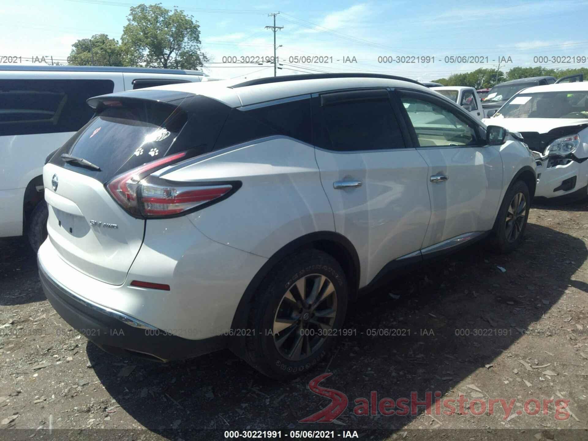 5N1AZ2MH0GN106107 2016 NISSAN MURANO