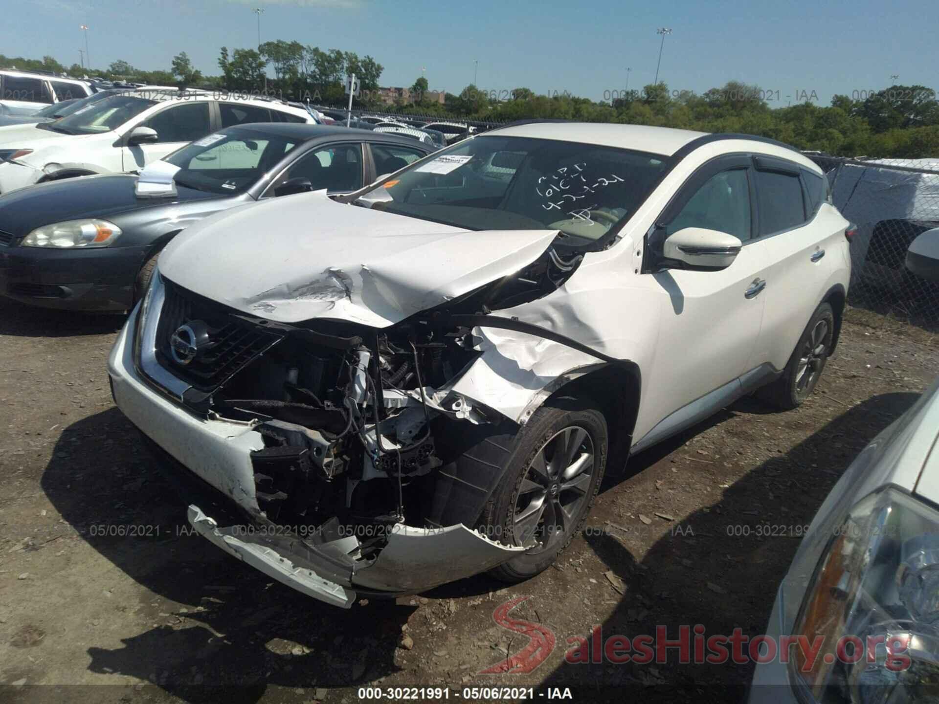 5N1AZ2MH0GN106107 2016 NISSAN MURANO