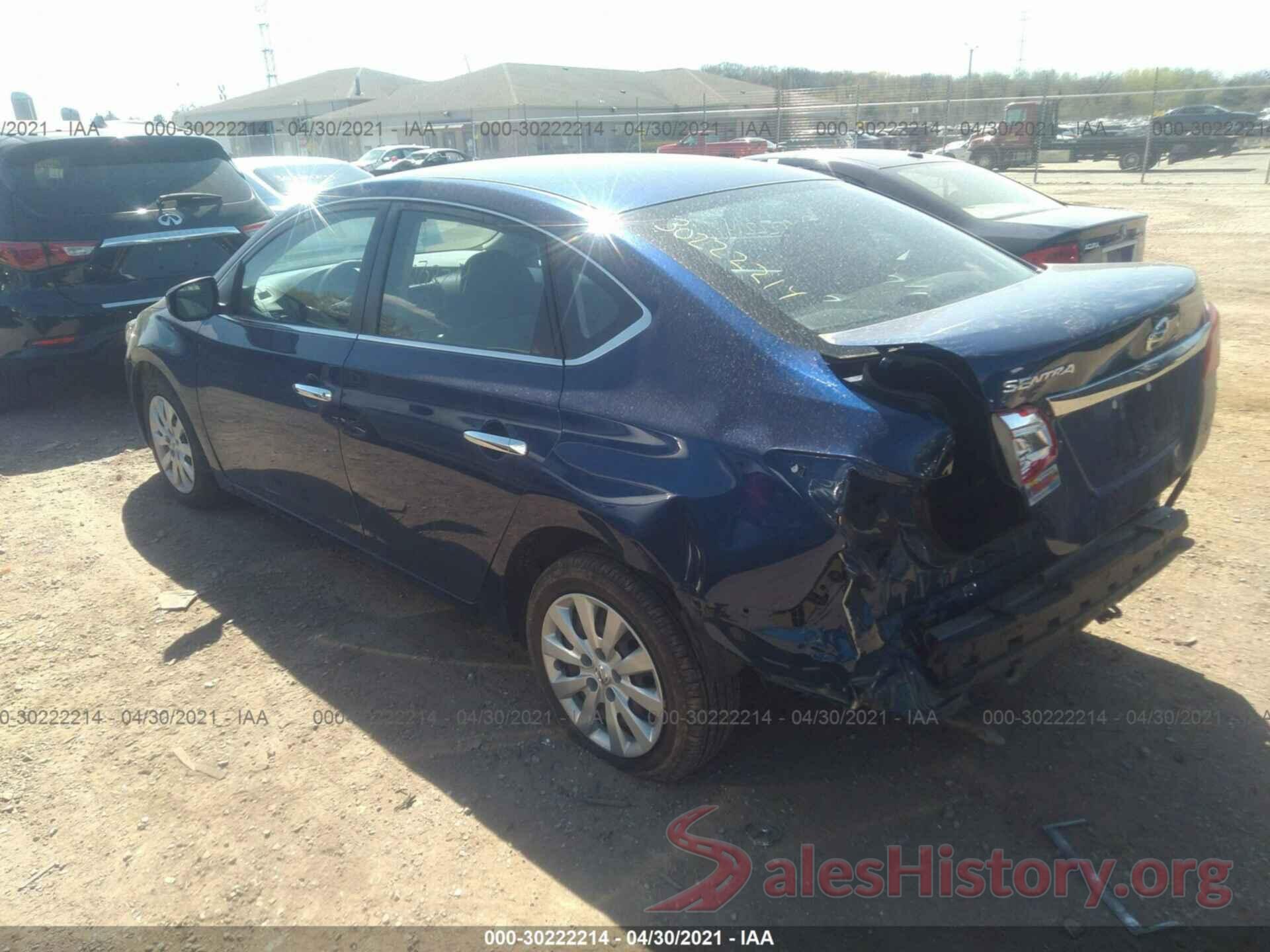 3N1AB7APXKY444212 2019 NISSAN SENTRA