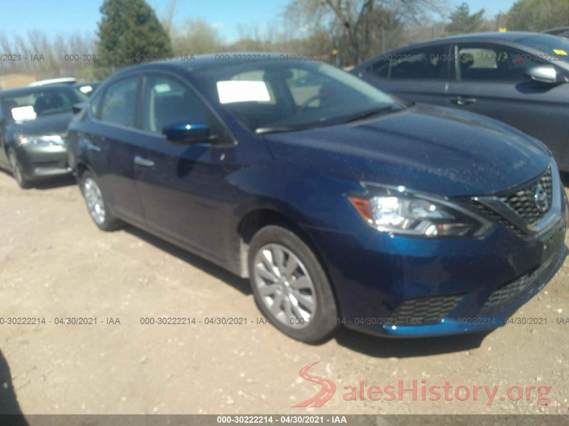 3N1AB7APXKY444212 2019 NISSAN SENTRA