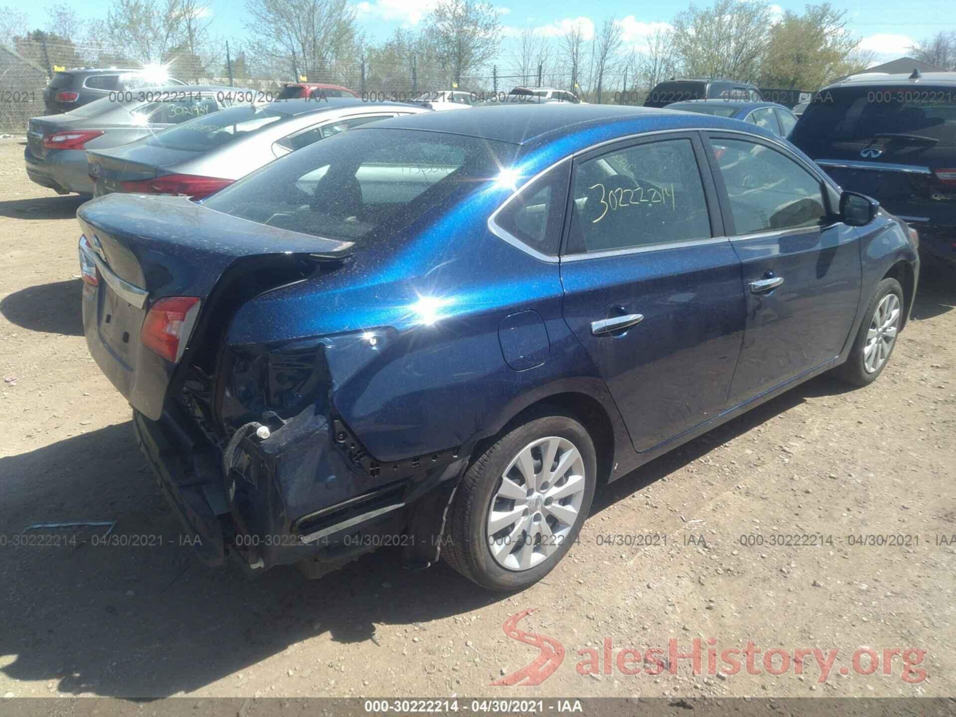 3N1AB7APXKY444212 2019 NISSAN SENTRA