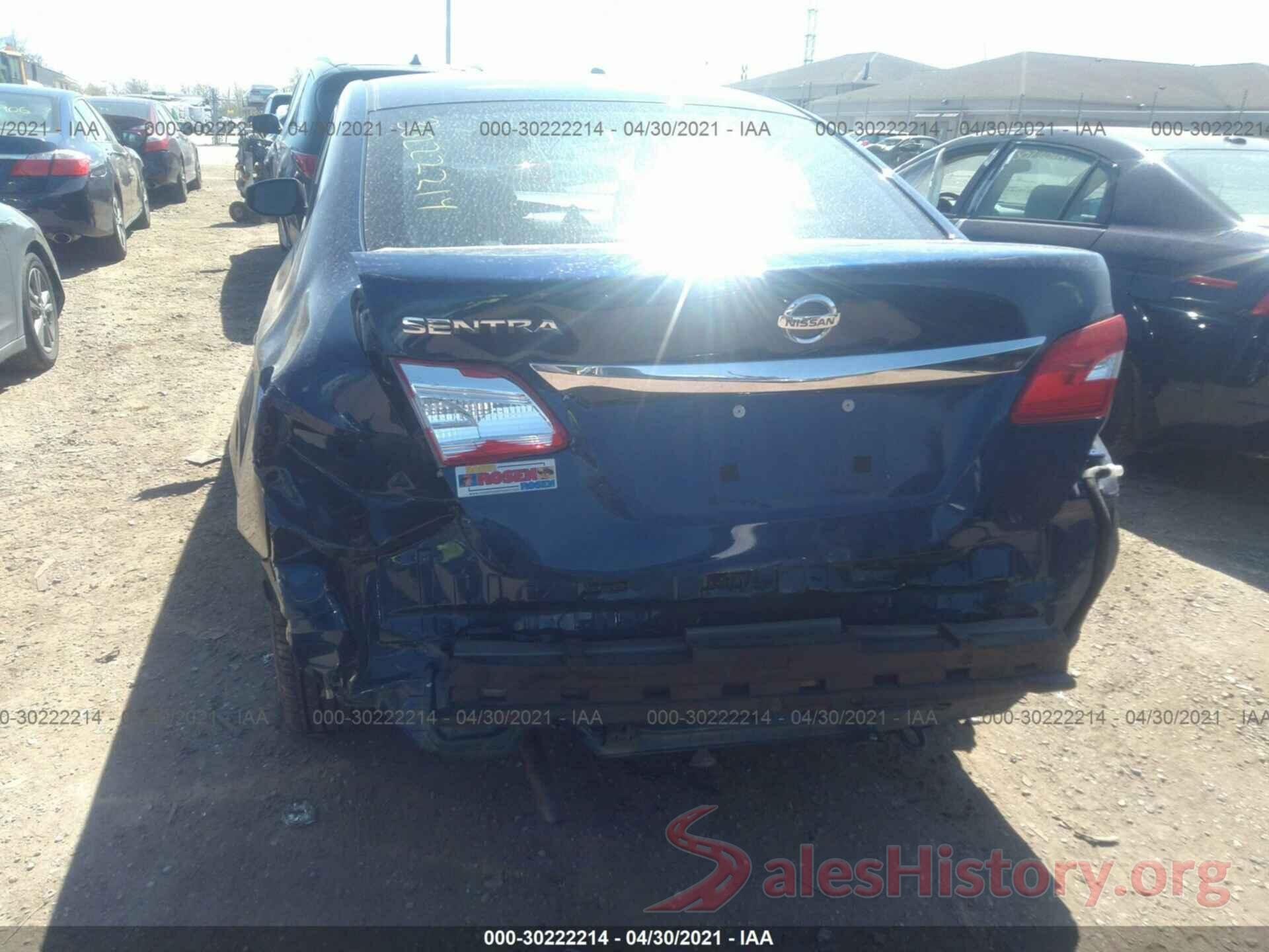 3N1AB7APXKY444212 2019 NISSAN SENTRA