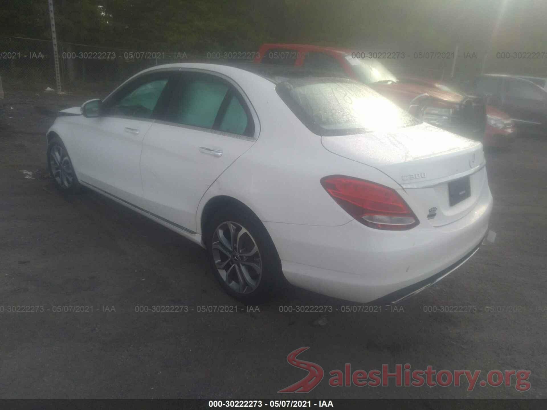 55SWF4KBXHU214178 2017 MERCEDES-BENZ C-CLASS