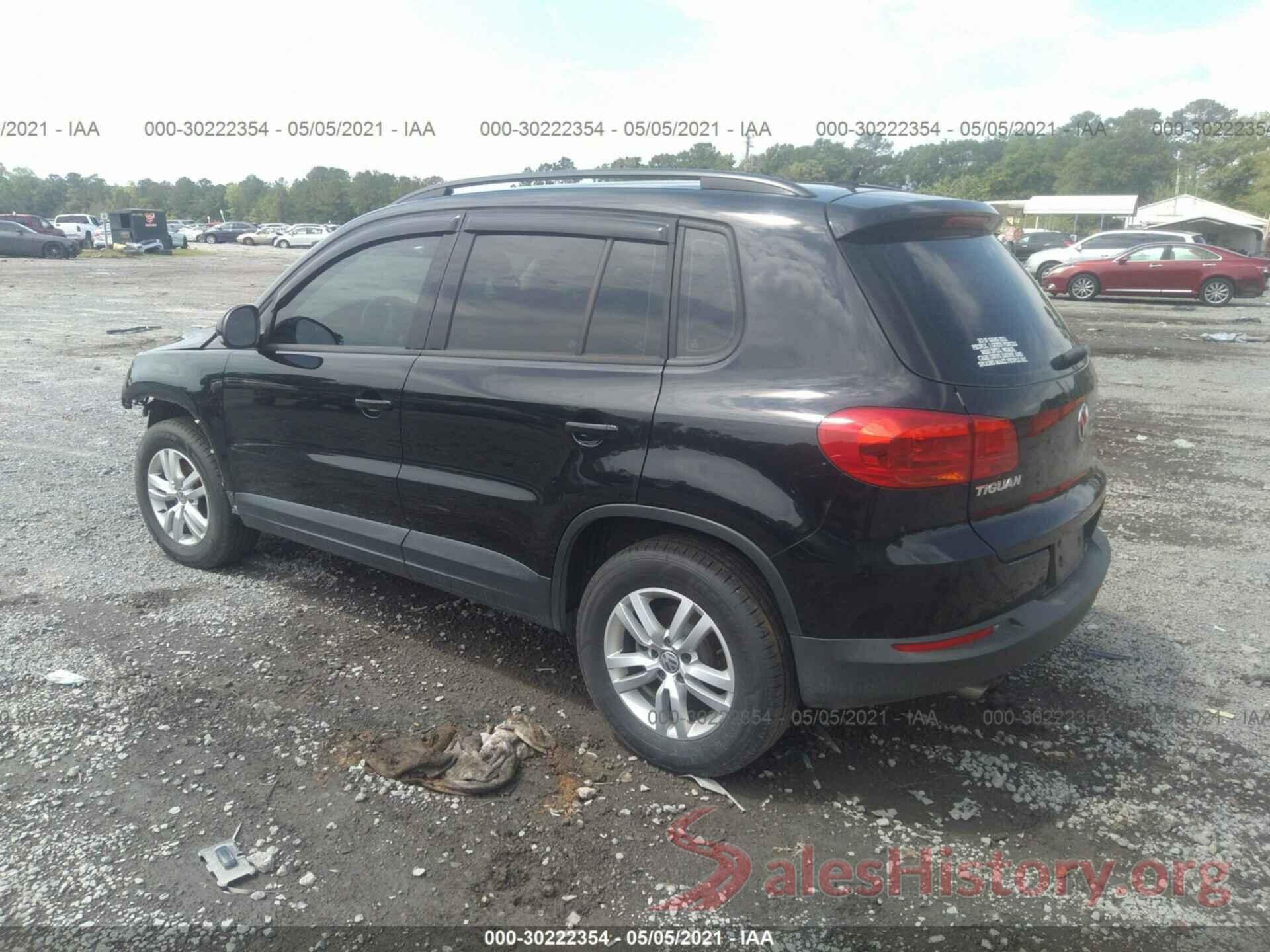 WVGAV7AXXGW517836 2016 VOLKSWAGEN TIGUAN